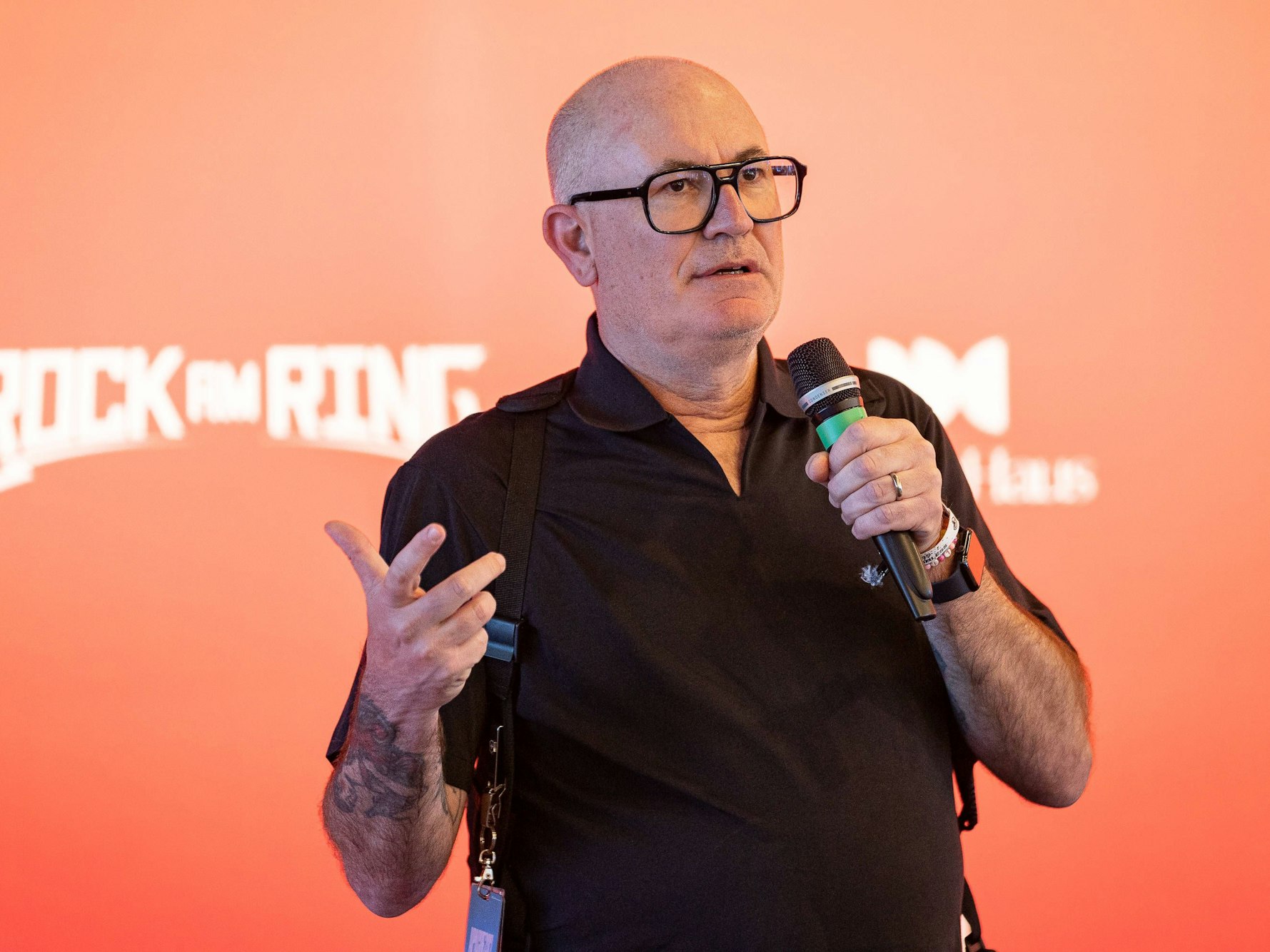 Sebastian Walz von „Rock am Ring“ spricht.