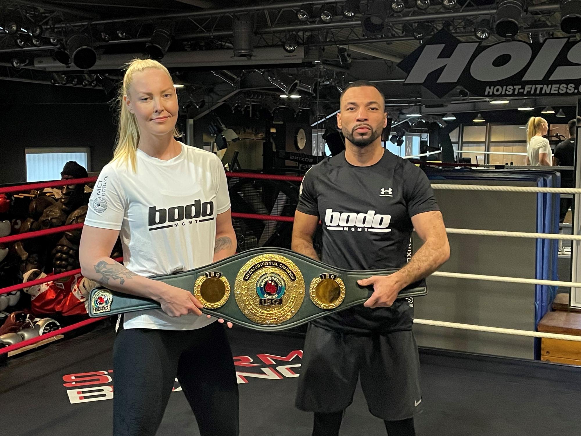 Hanna Hansen und ihr Trainer Maurice „Mo“ Weber