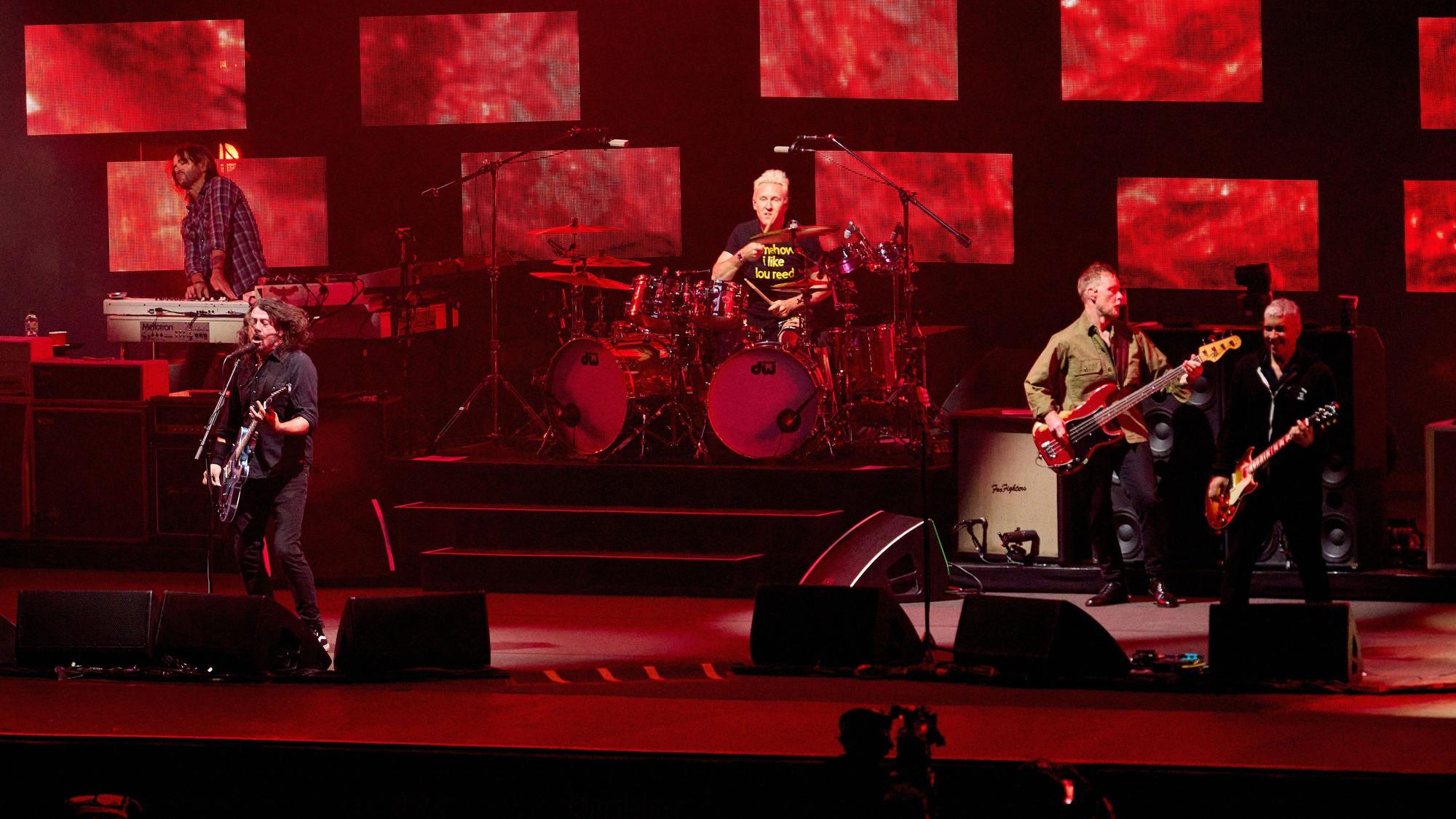 Die US-Rockband Foo Fighters bei „Rock am Ring“.