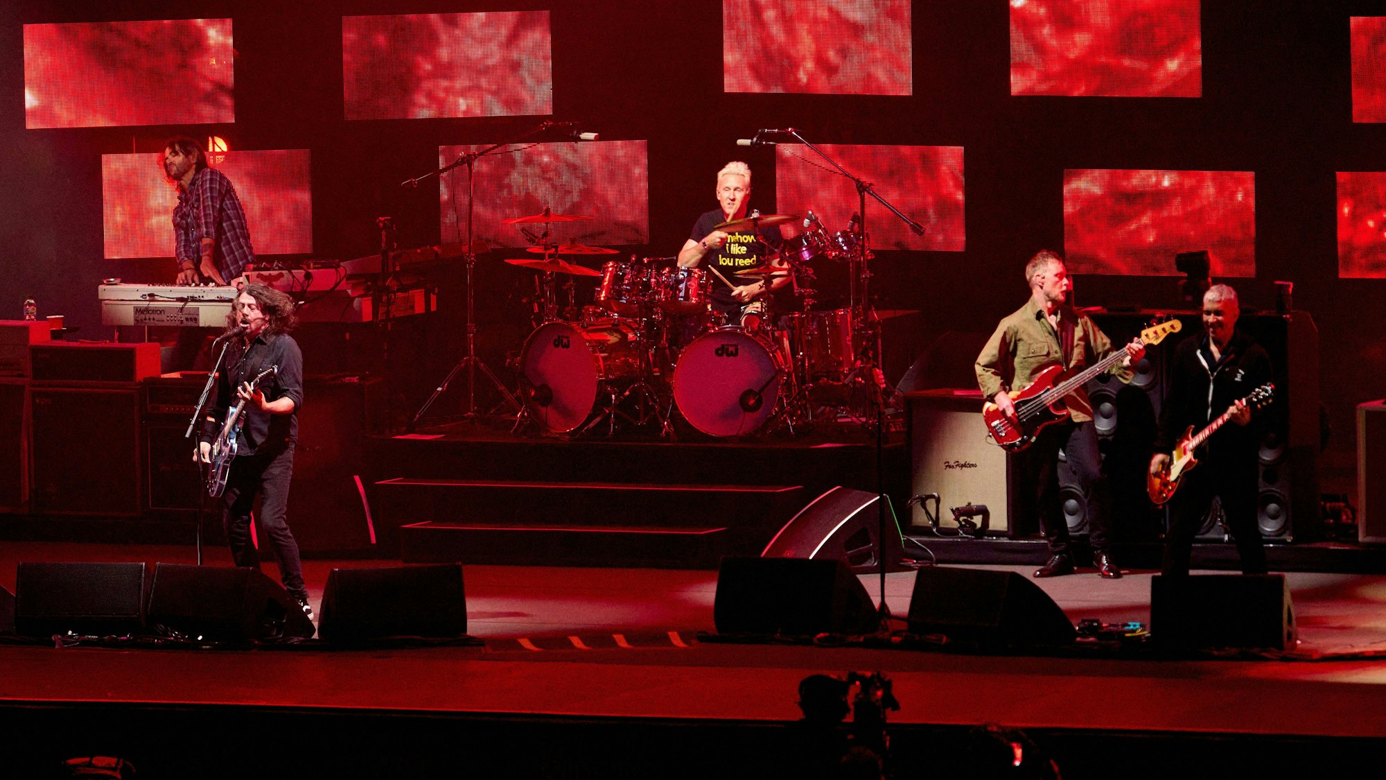 Die US-Rockband Foo Fighters bei „Rock am Ring“.