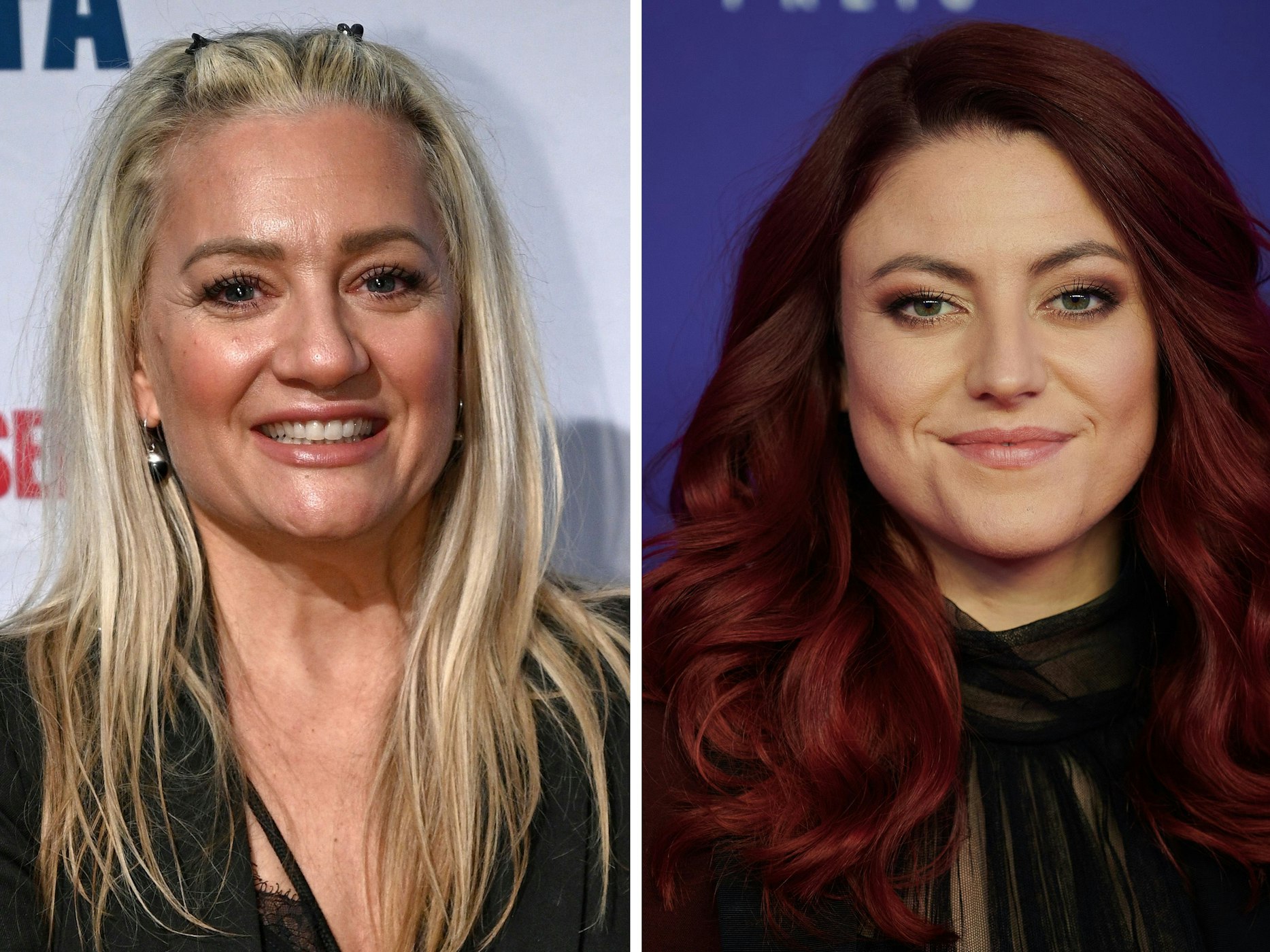 Juliette Schoppmann und Komikerin Tahnee lächeln in die Kamera.