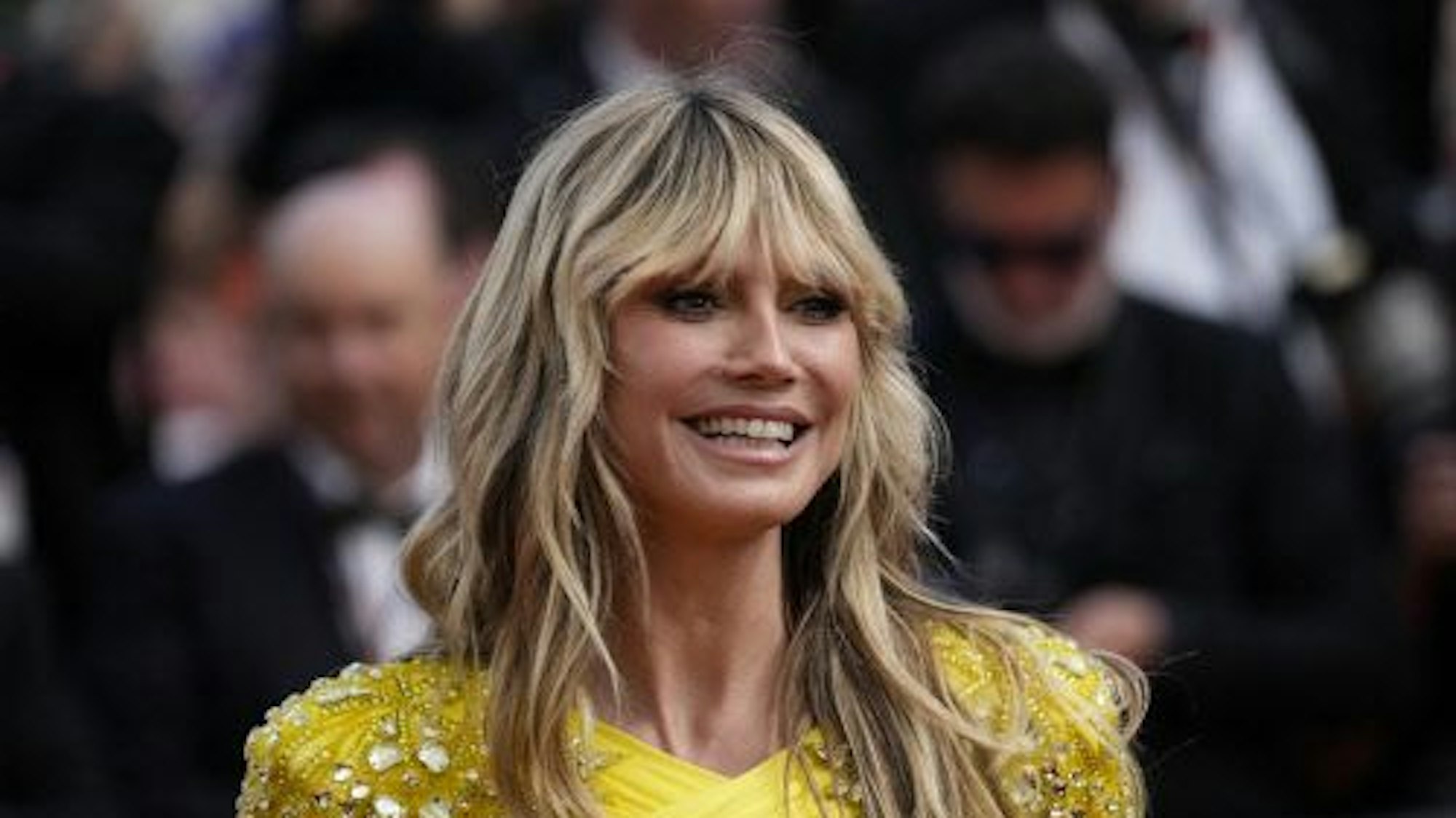 Heidi Klum, Model aus Deutschland, trifft zur Premiere des Films ´The Pot-au-Feu» bei den 76. Internationalen Filmfestspielen in Cannes ein. +++ dpa-Bildfunk +++; Heidi Klum, Model aus Deutschland, trifft zur Premiere des Films «The Pot-au-Feu» bei den 76. Internationalen Filmfestspielen in Cannes ein. 24.05.2023