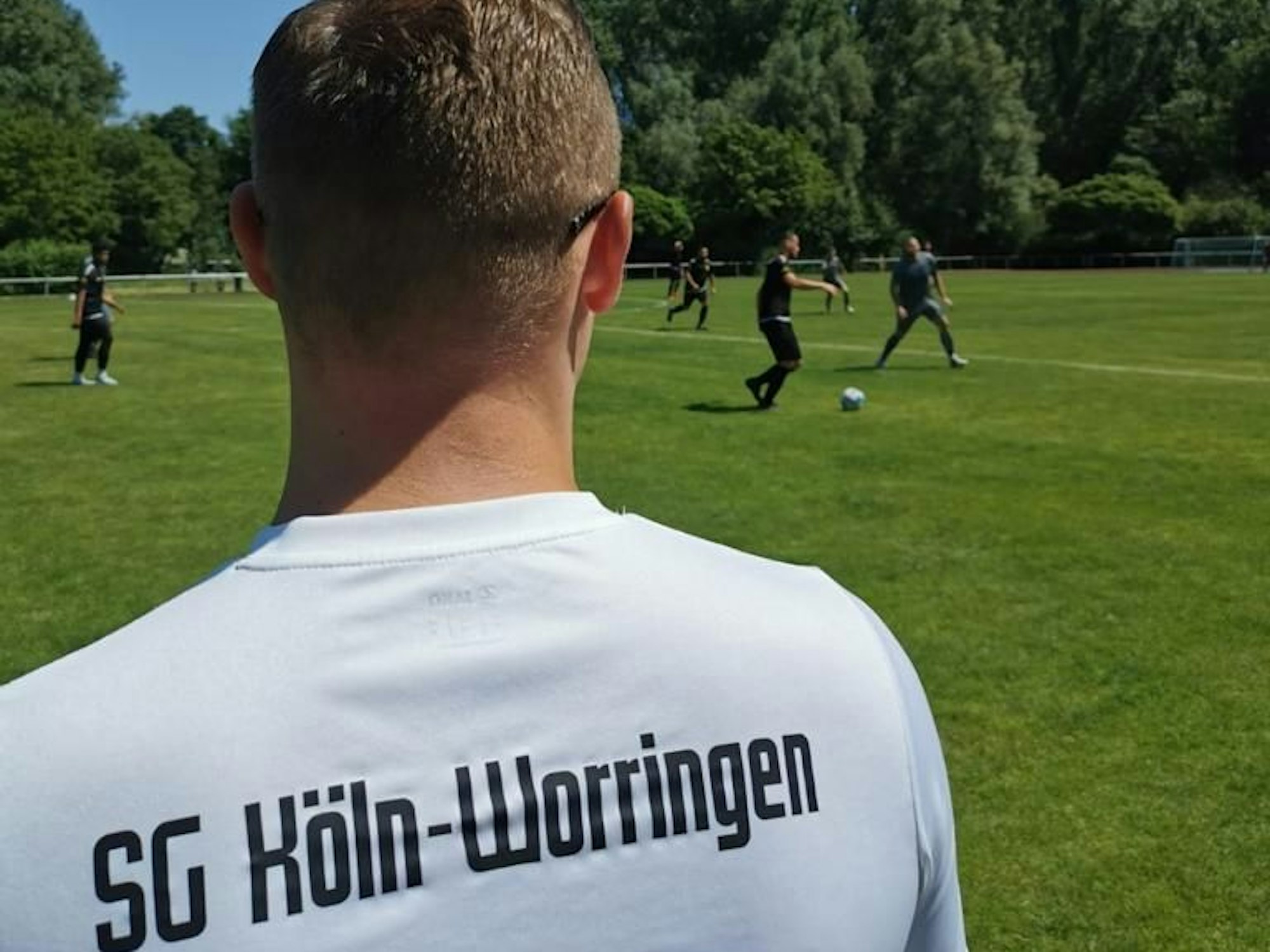 Ein Blick auf den Platz der SG Worringen.