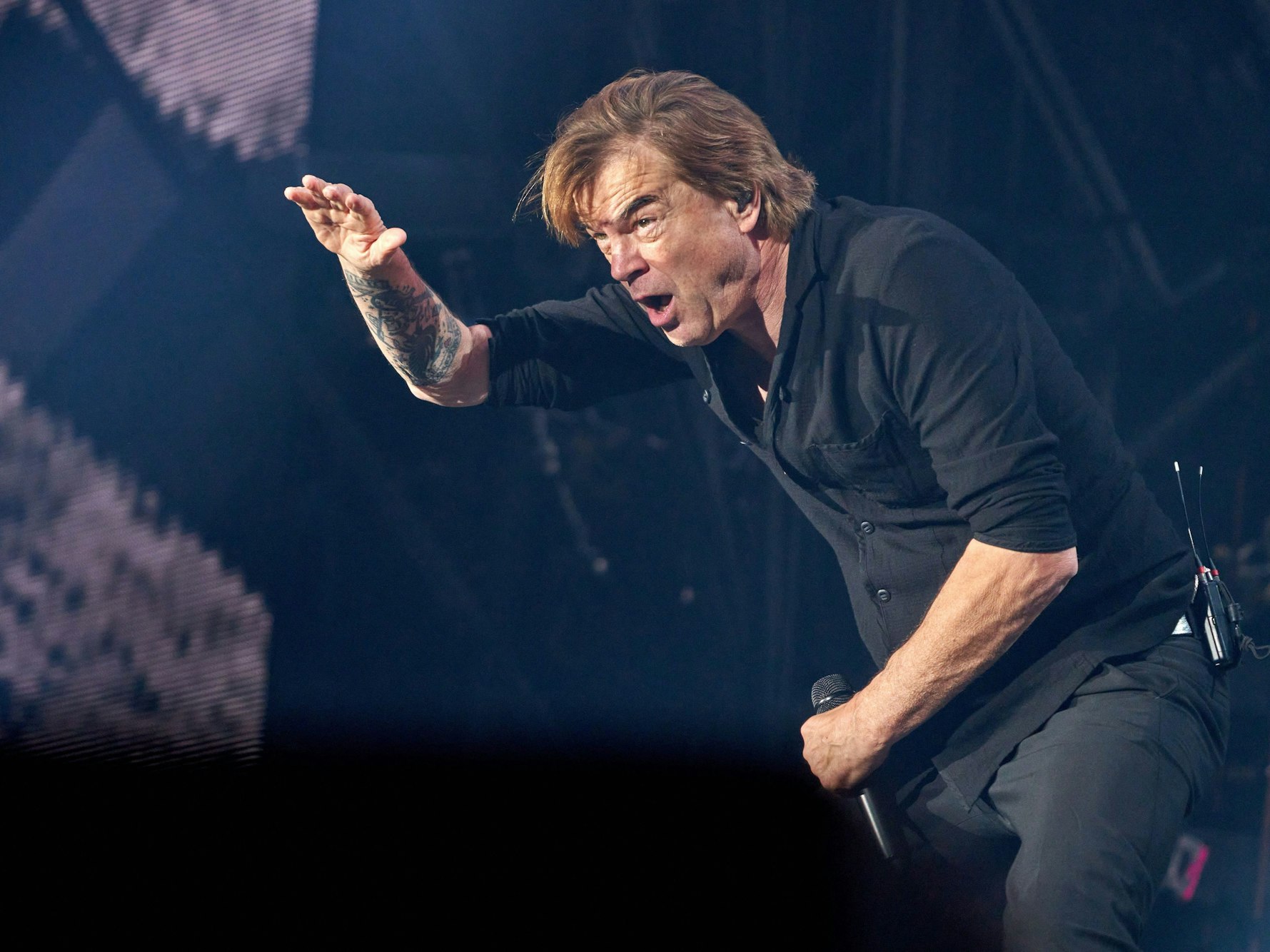 Sänger Campino tritt beim Festival ·Rock am Ring· am Nürburgring mit der Punkband ·Die toten Hosen· auf der Hauptbühne auf.
