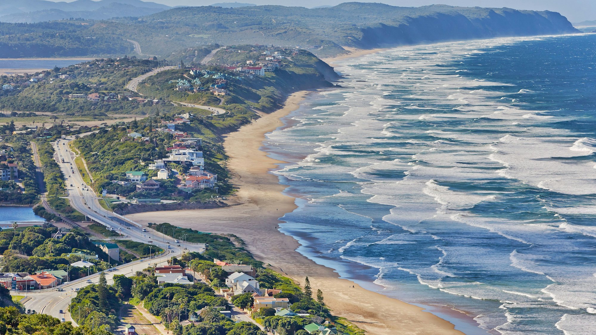 Strandansicht von Wilderness in Südafrika.