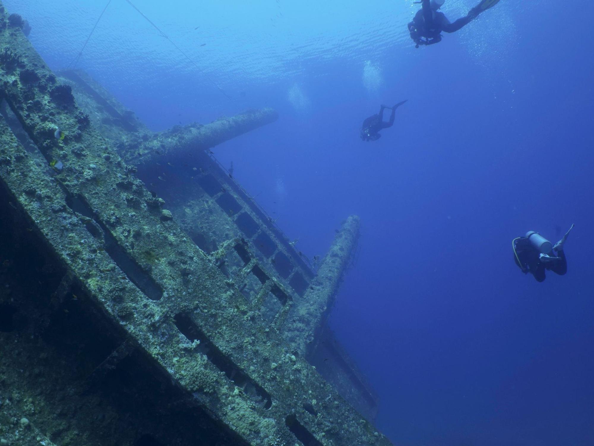 Giannis D Schiffswrack in Ägypten.