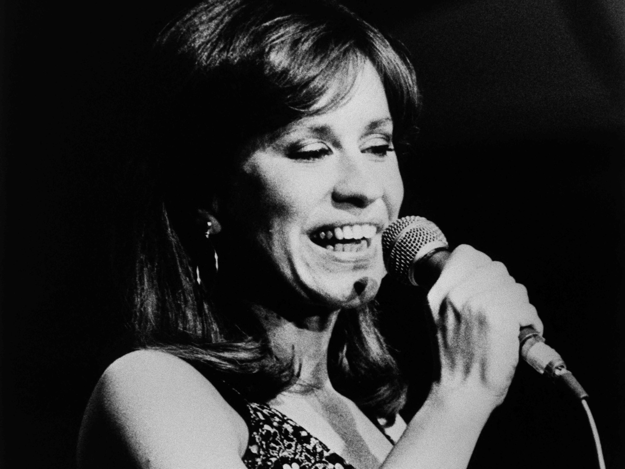 Astrud Gilberto singt auf einem Jazz-Festival am 16. Juli 1982 in Den Haag.