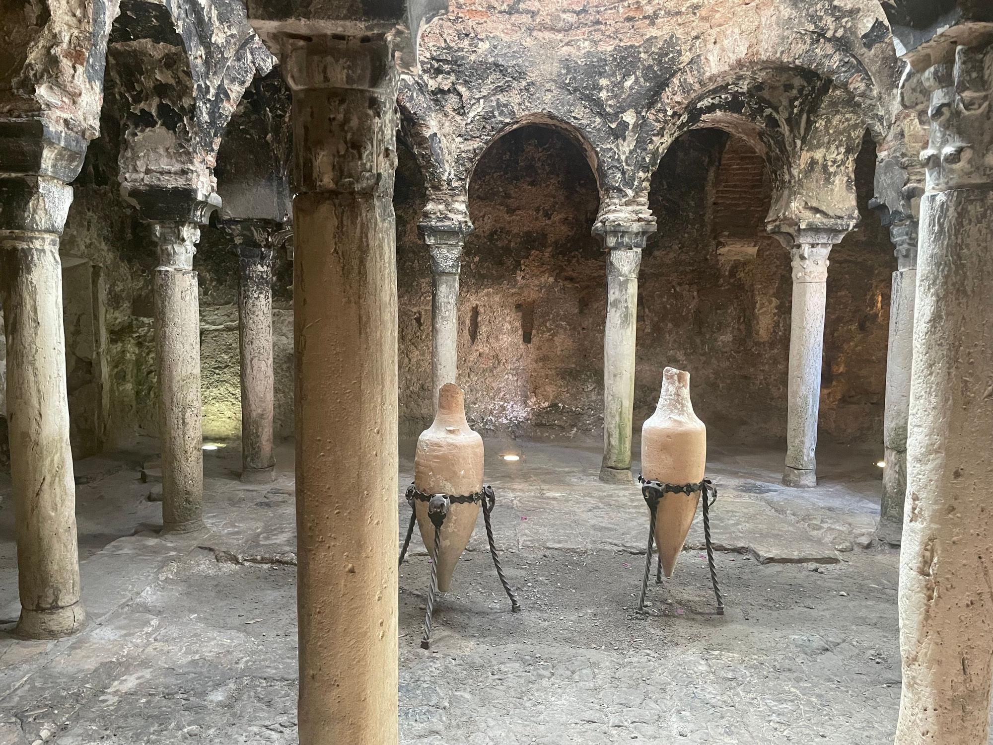 Die arabischen Bäder in der Altstadt von Palma de Mallorca, aufgenommen am 6. Juni 2023.