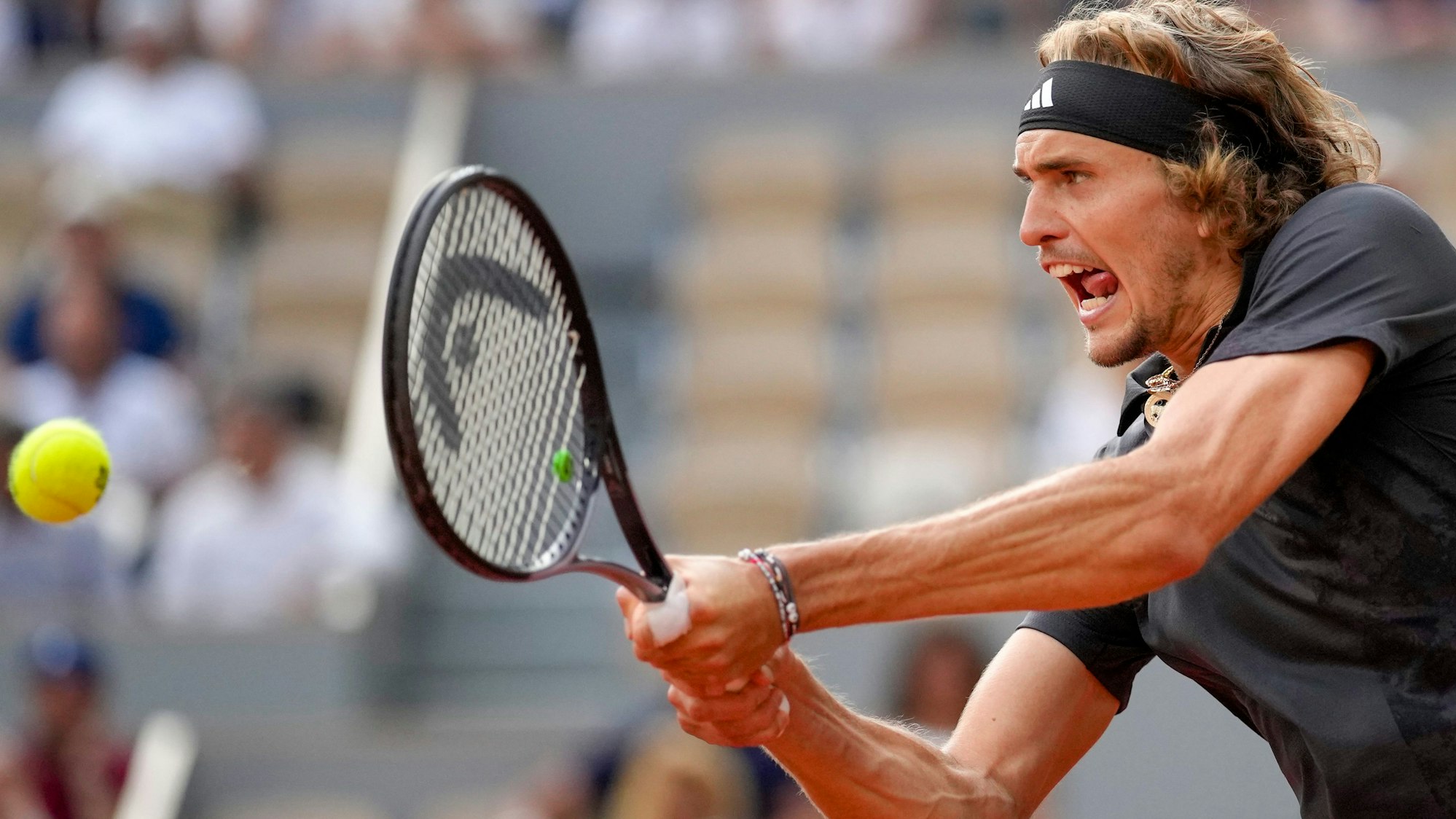 Alexander Zverev in Aktion.