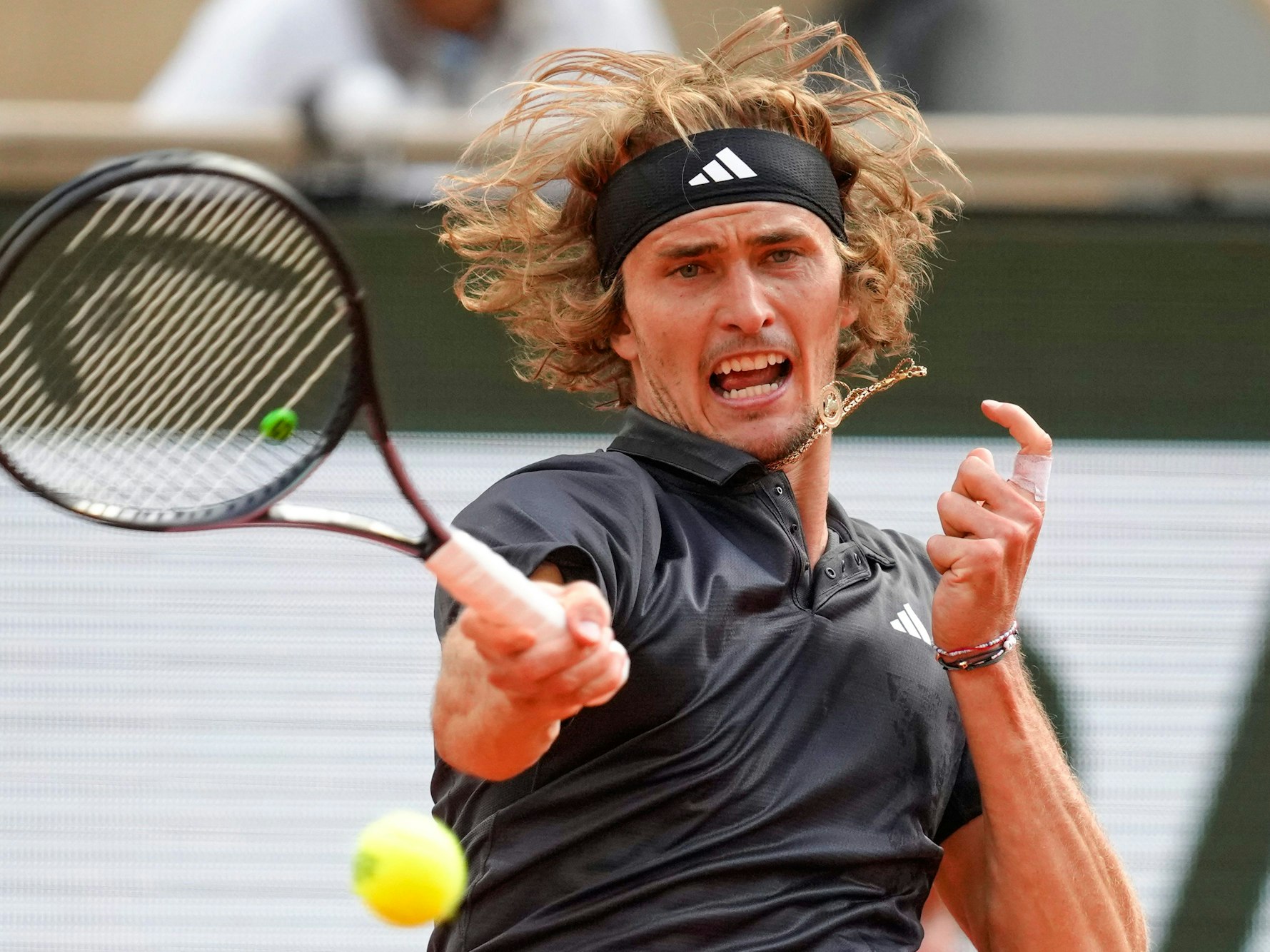 Alexander Zverev in Aktion.