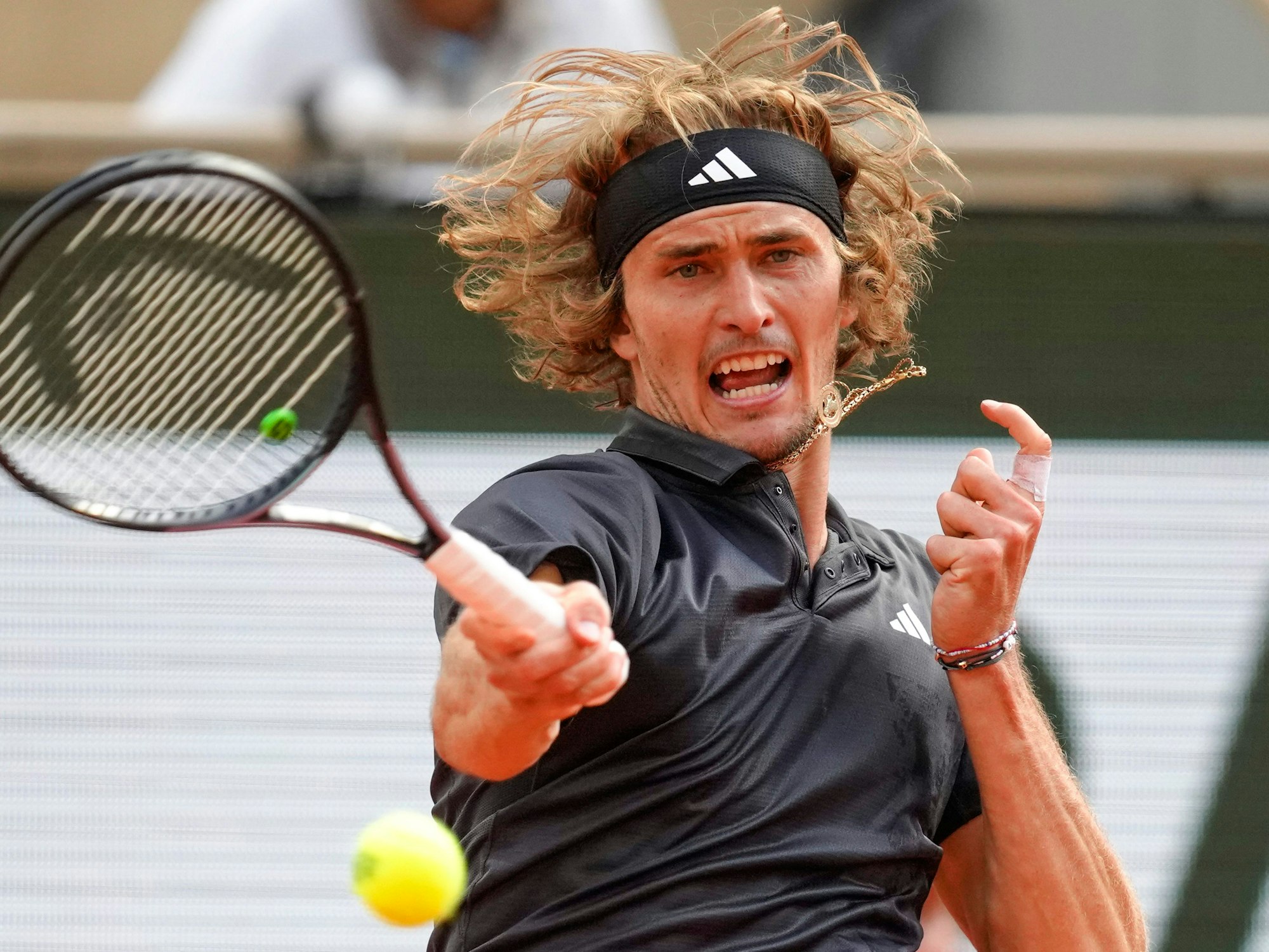 Alexander Zverev in Aktion.