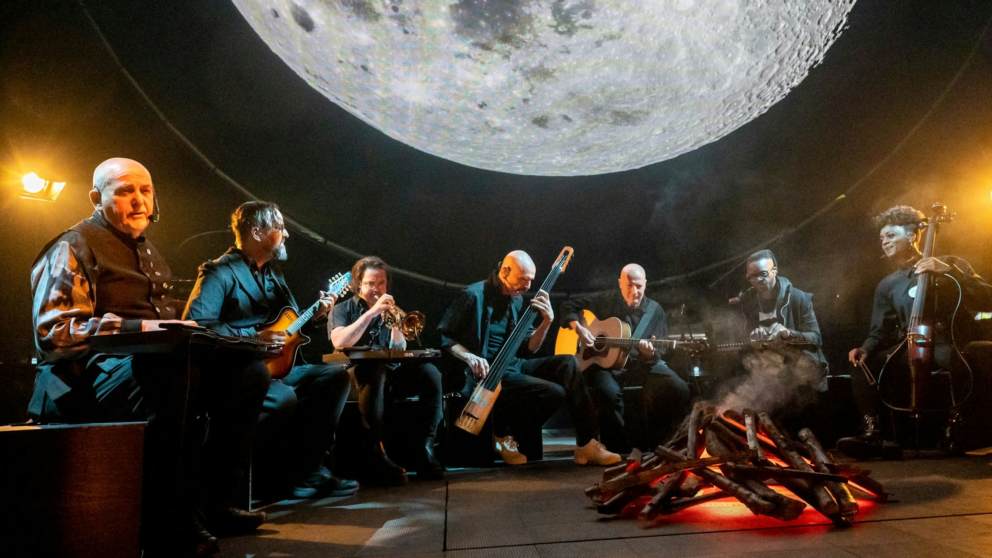Peter Gabriel gab ein Konzert in der Arena.