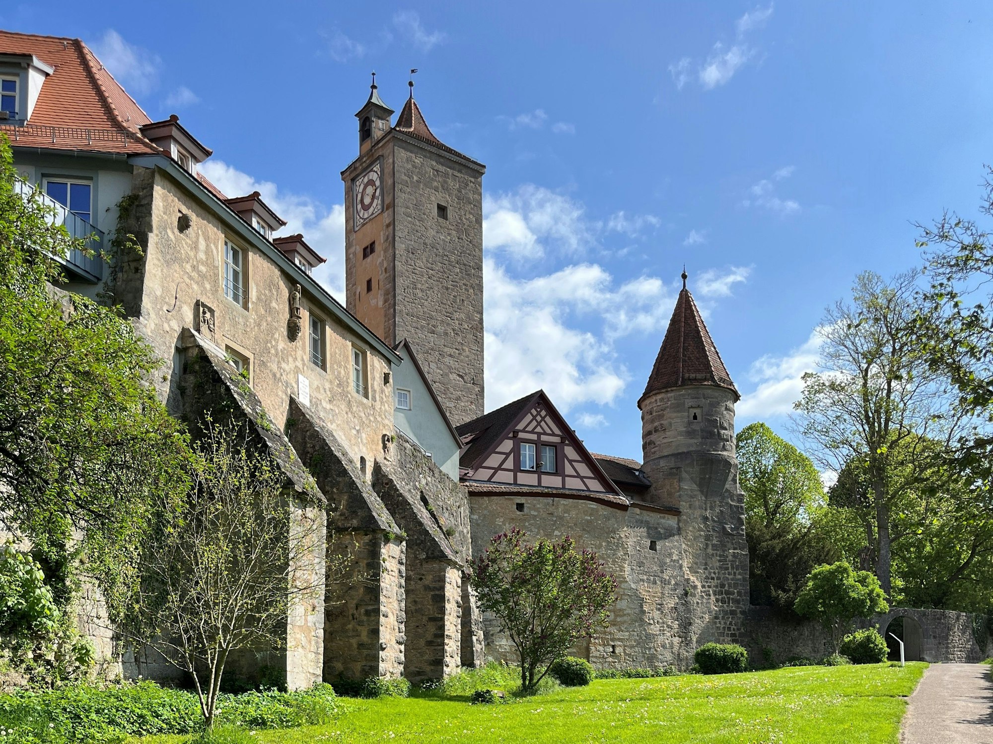 Rothenburg ob der Tauber im Sommer 2023
