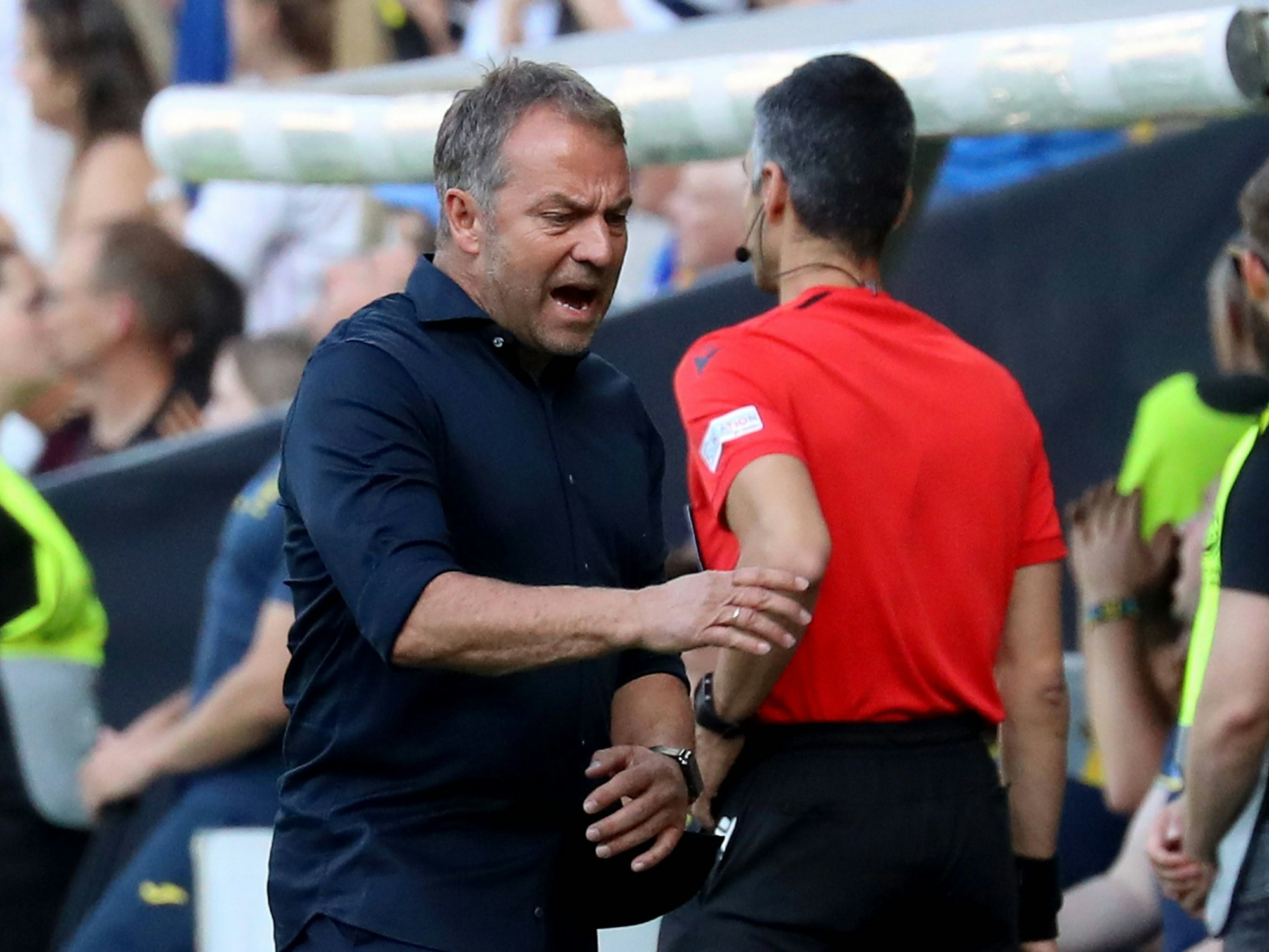 Hansi Flick beim Länderspiel.