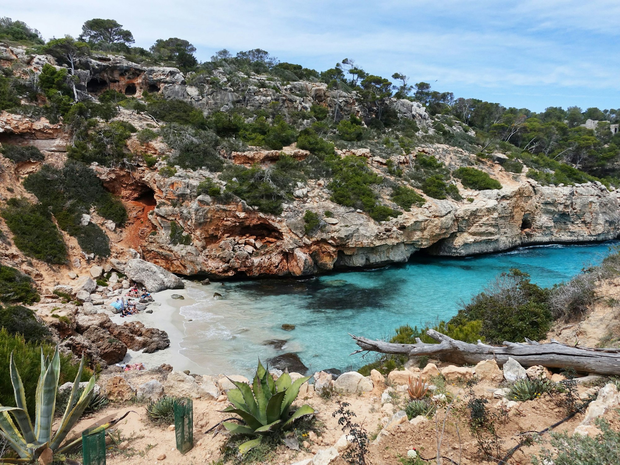 Die Bucht Caló des Moro am 5. Mai 2016.