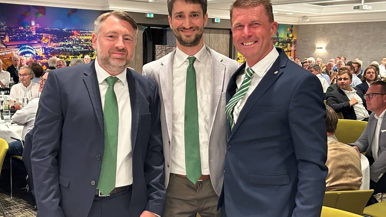 Thomas Mentz, Christoph Olbermann, Frank Beyenburg sind die neue Spitze der Ehrengarde Köln.
