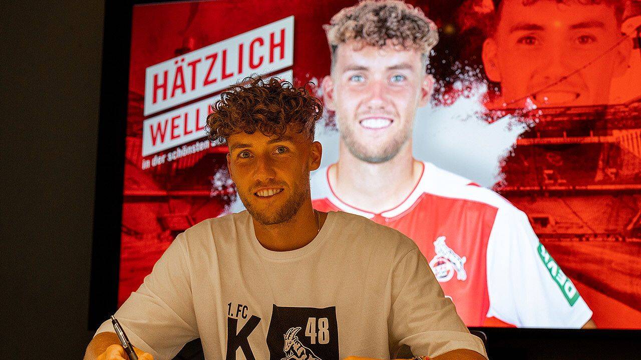 Luca Waldschmidt unterschreibt beim 1. FC Köln einen Vertrag.
