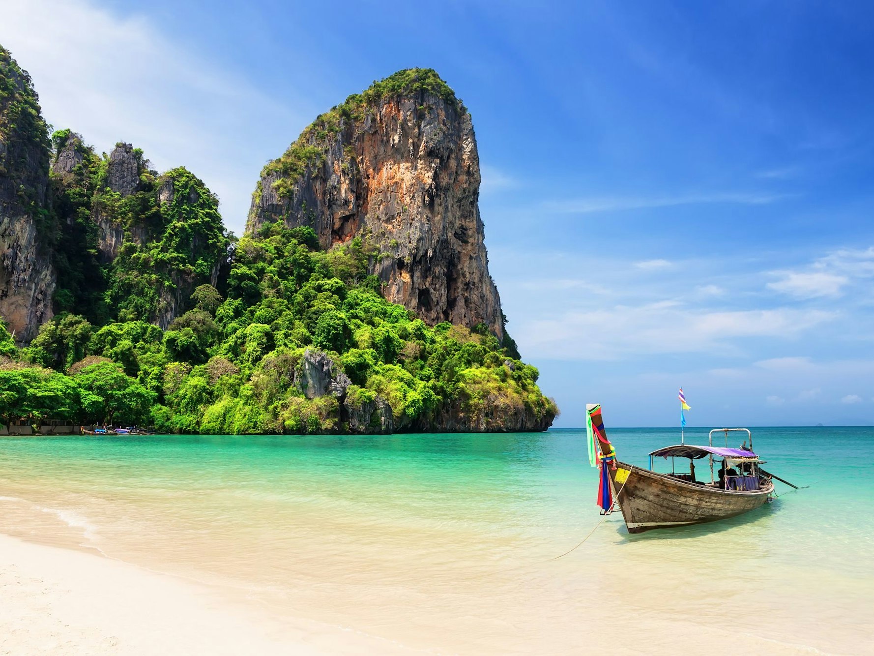Railay Strand in Krabi, Thailand.