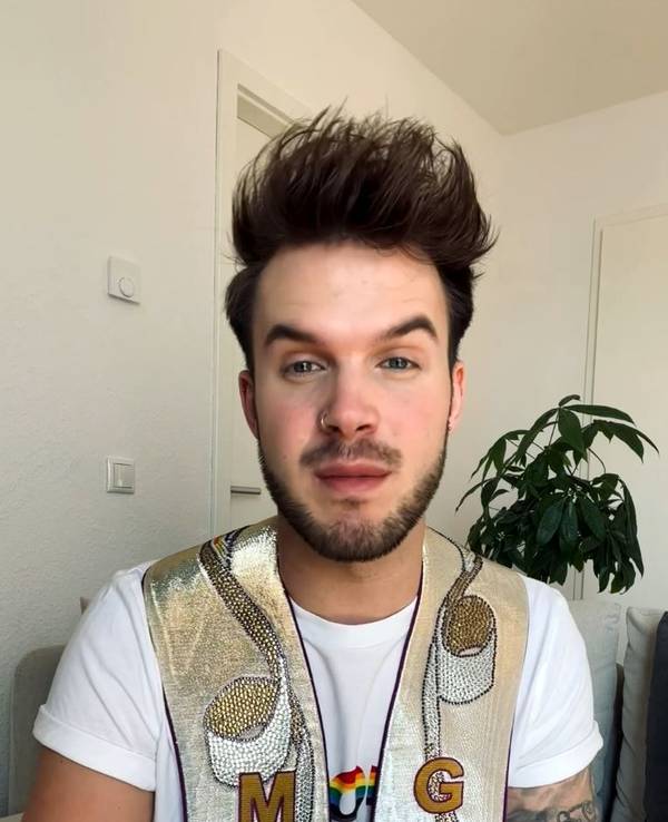 Maurice Schmitz, Mr. Gay Germany 2023, ist schockiert über die queerfeindlichen Ereignisse in Florida (USA).