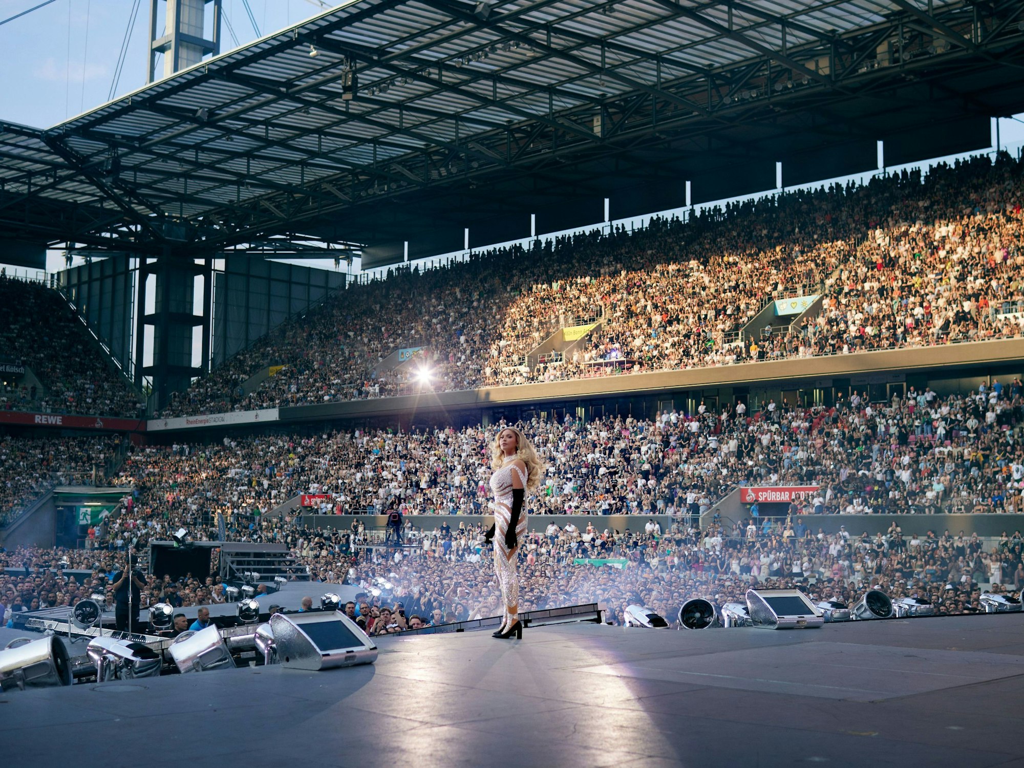 Beyoncé bei ihrem Konzert in Köln.