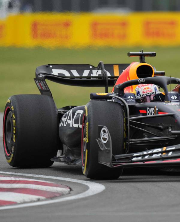 Max Verstappens Rennwagen vom Team Red Bull.