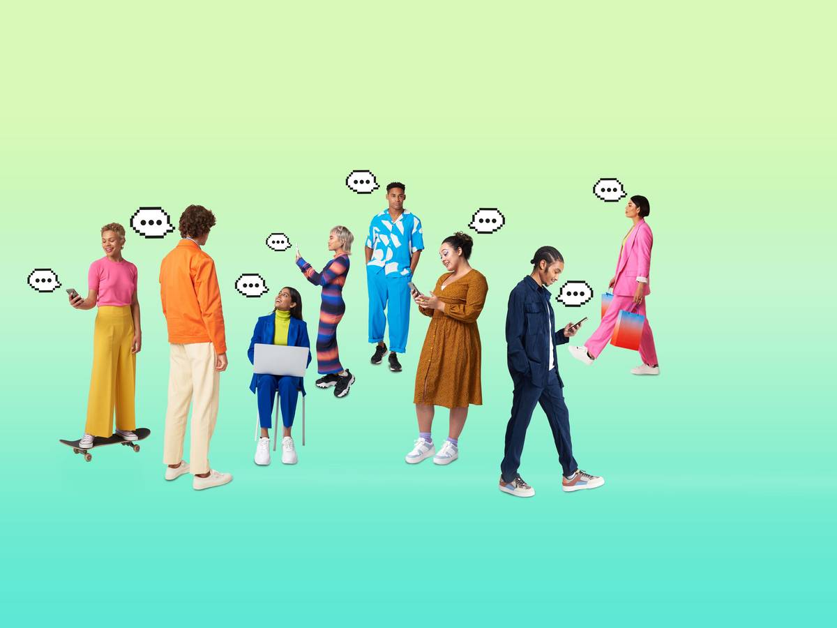 Das Symbolbild zeigt eine Kollage von Gen Z-Stereotypen