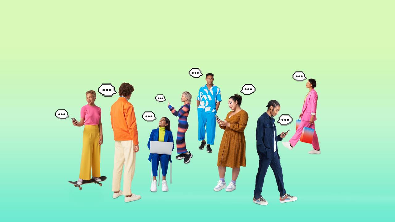 Das Symbolbild zeigt eine Kollage von Gen Z-Stereotypen