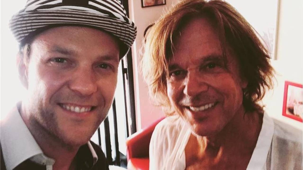 Alex Engel und Jürgen Drews auf einem gemeinsamen Instagram-Foto von 6. August 2018.