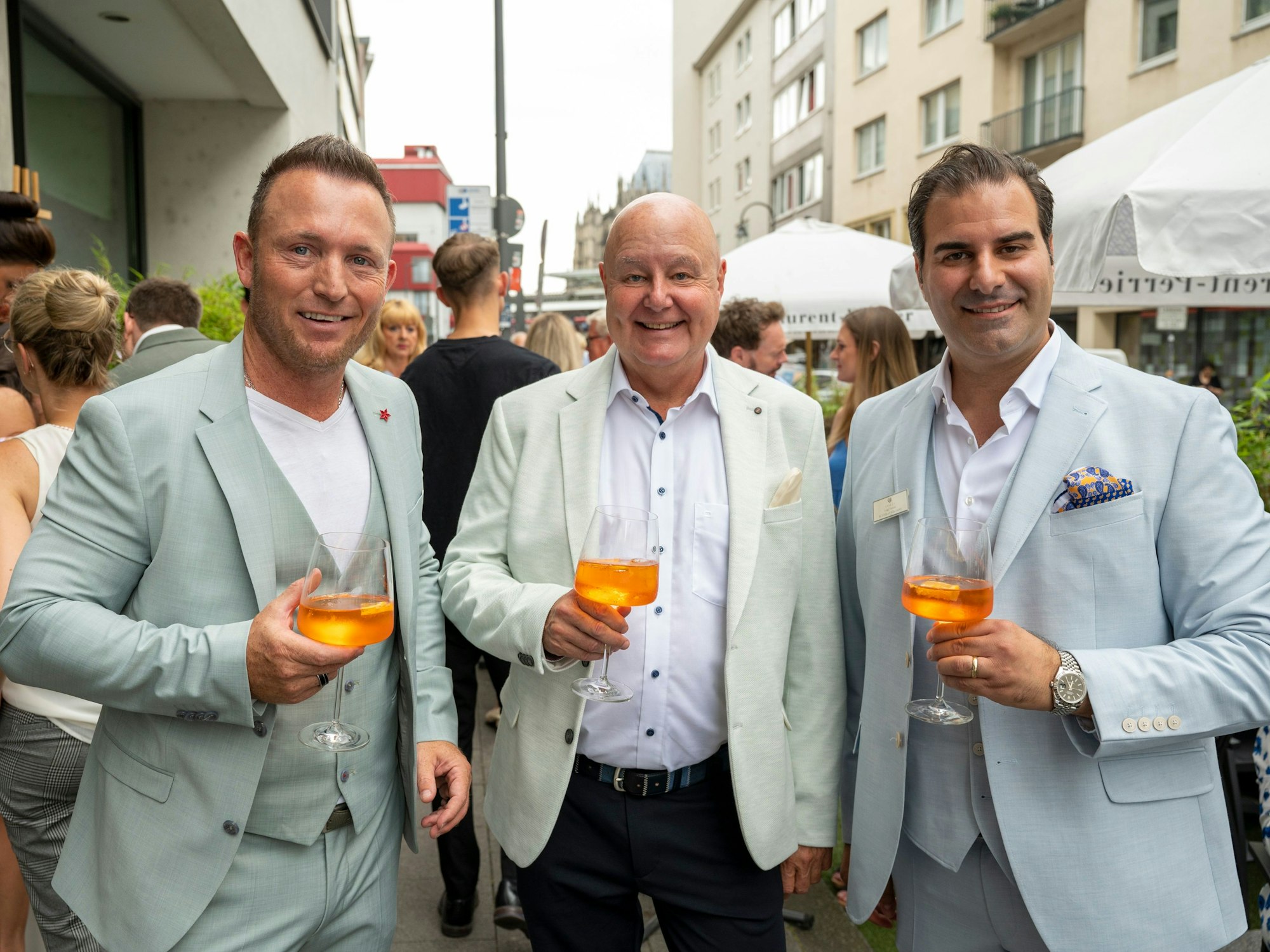 Benjamin Bruns, Dieter Herkenrath und Luigi Fornito von „Unikat“.