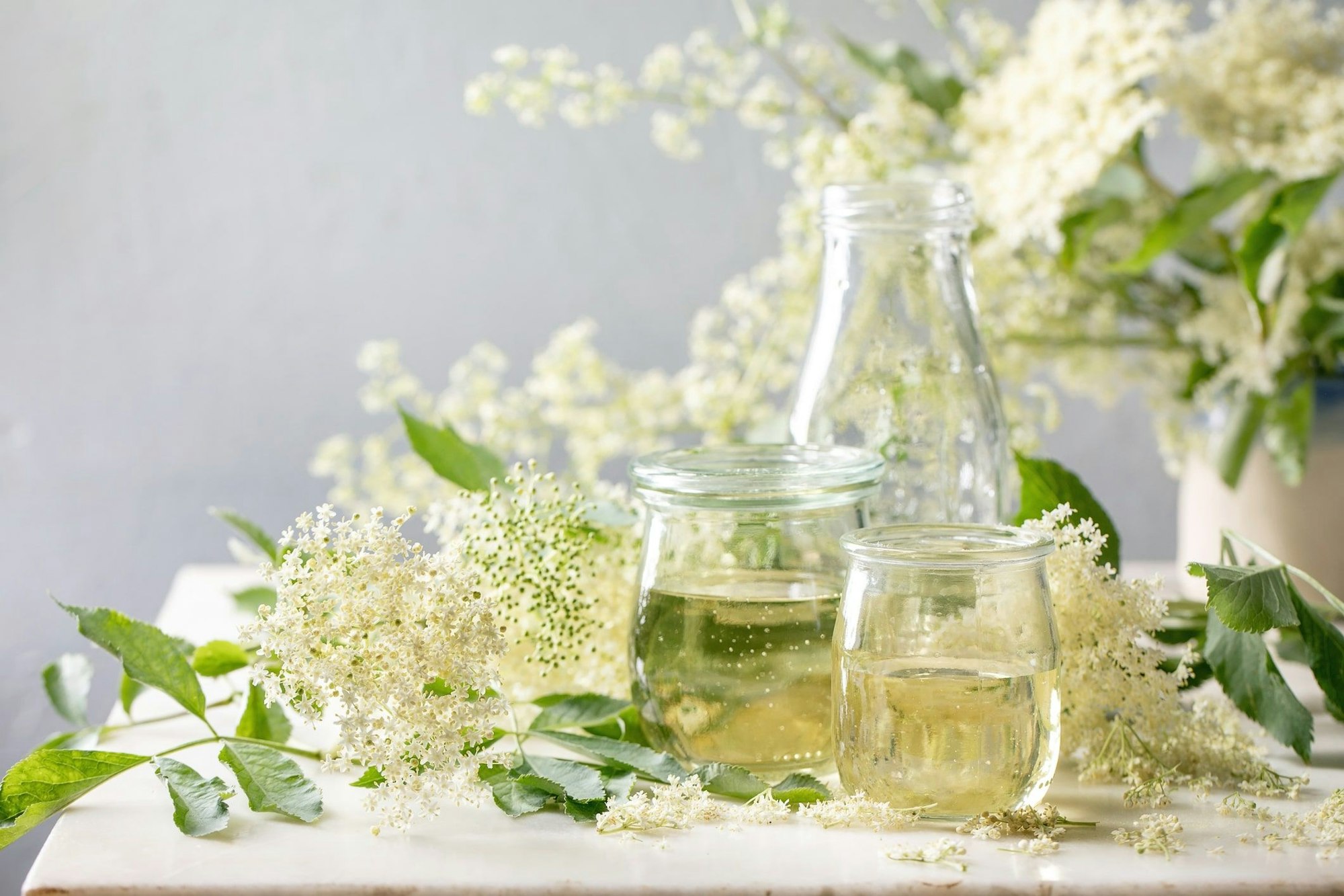 Holunderblütensirup.