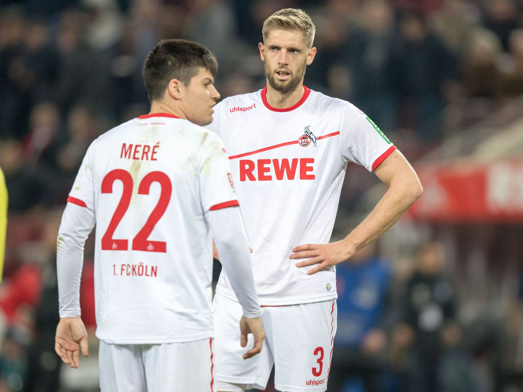 Lasse Sobiech und Jorge Mere stehen sich gegenüber.