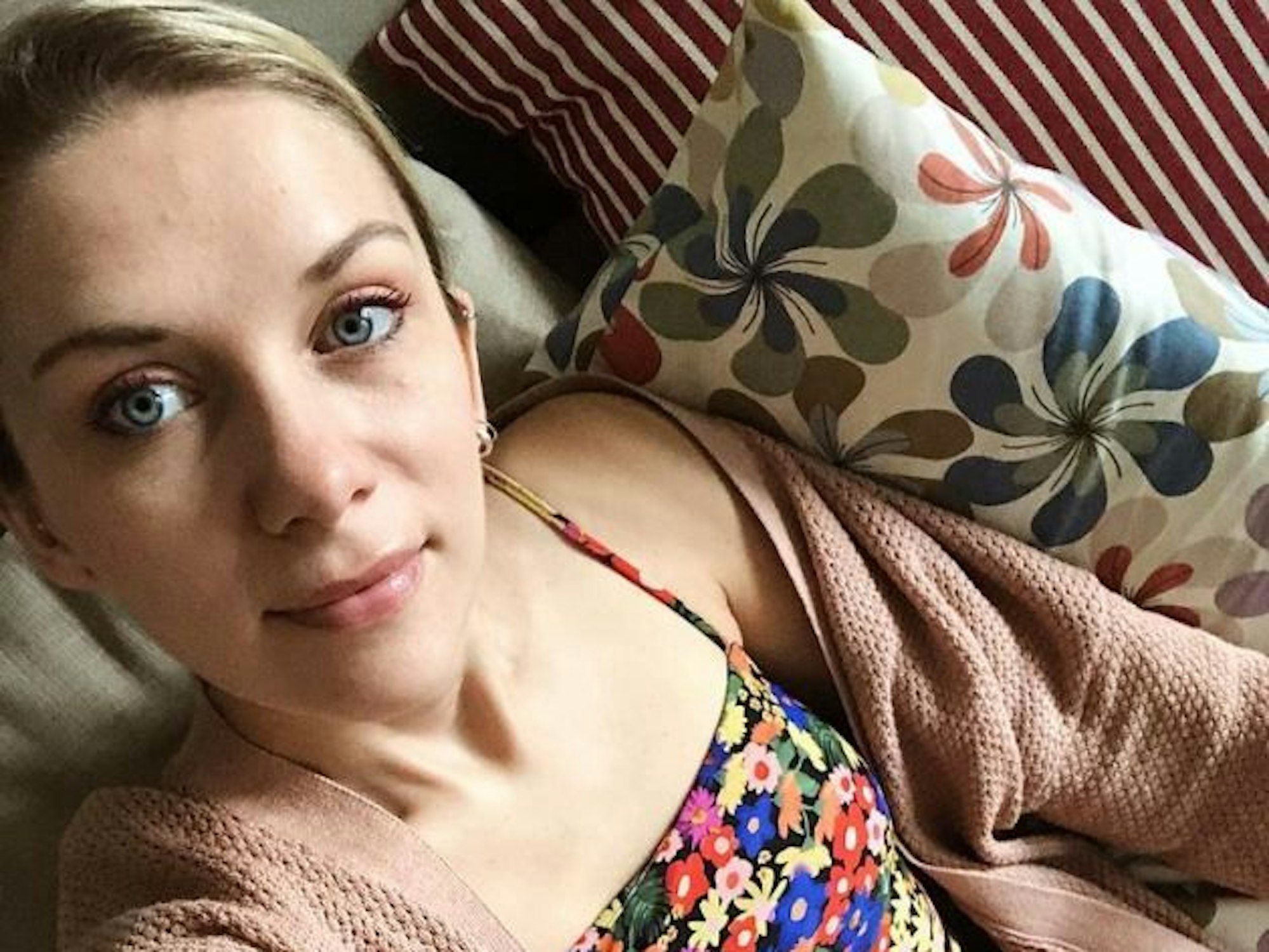 Das Selfie zeigt Netzreporterin Marie-Therese Helmschmied vom Sat.1-Frühstücksfernsehen. Marie-Therese Helmschmied hat das Selfie am 8. Oktober 2022 bei Instagram veröffentlicht.