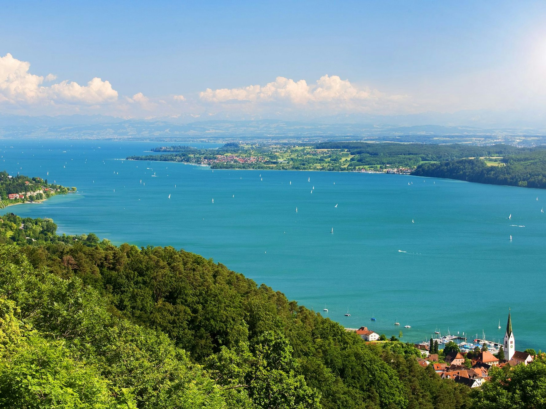 Seen in Deutschland: Blick auf den Bodensee.