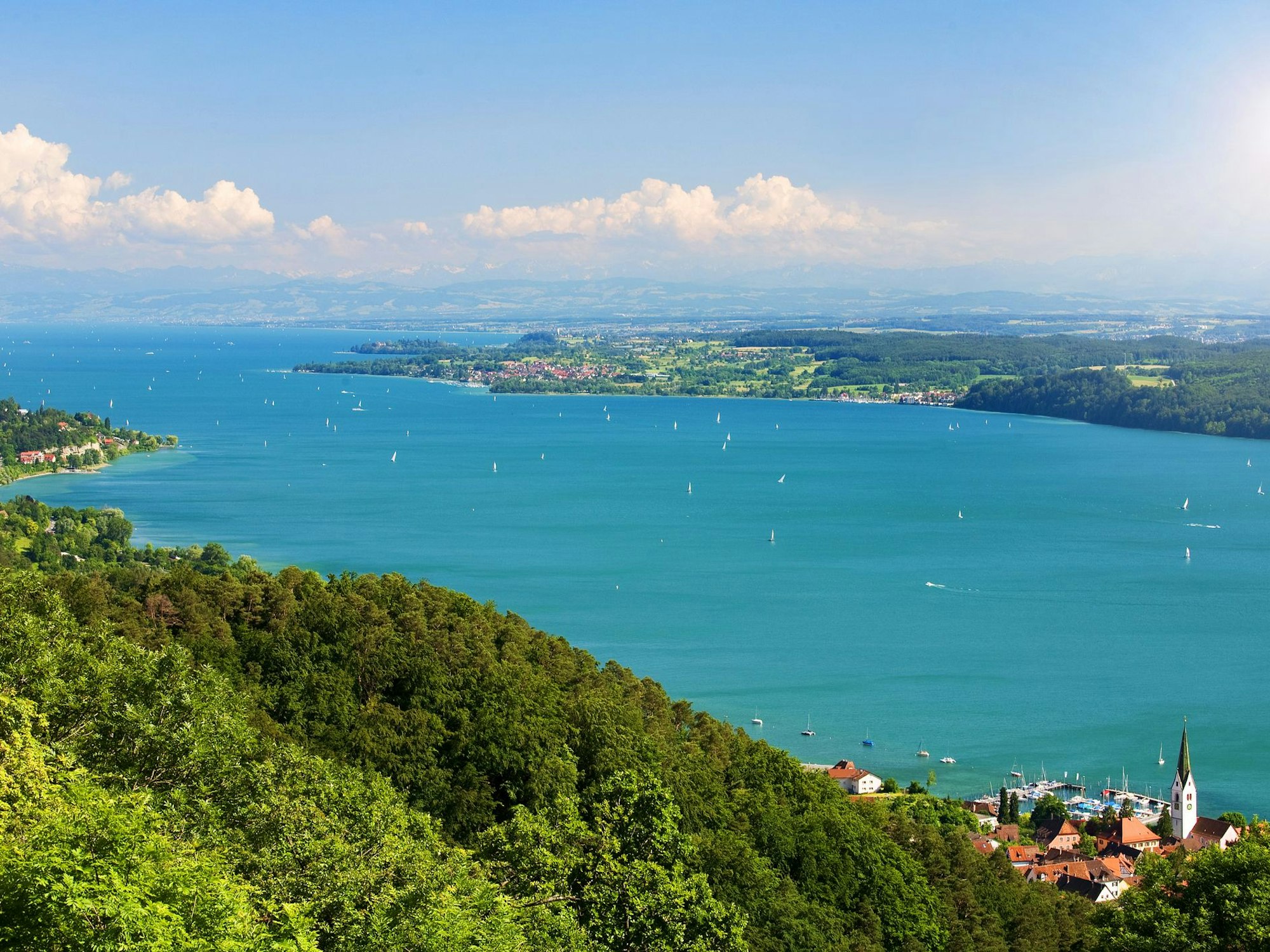 Seen in Deutschland: Blick auf den Bodensee.