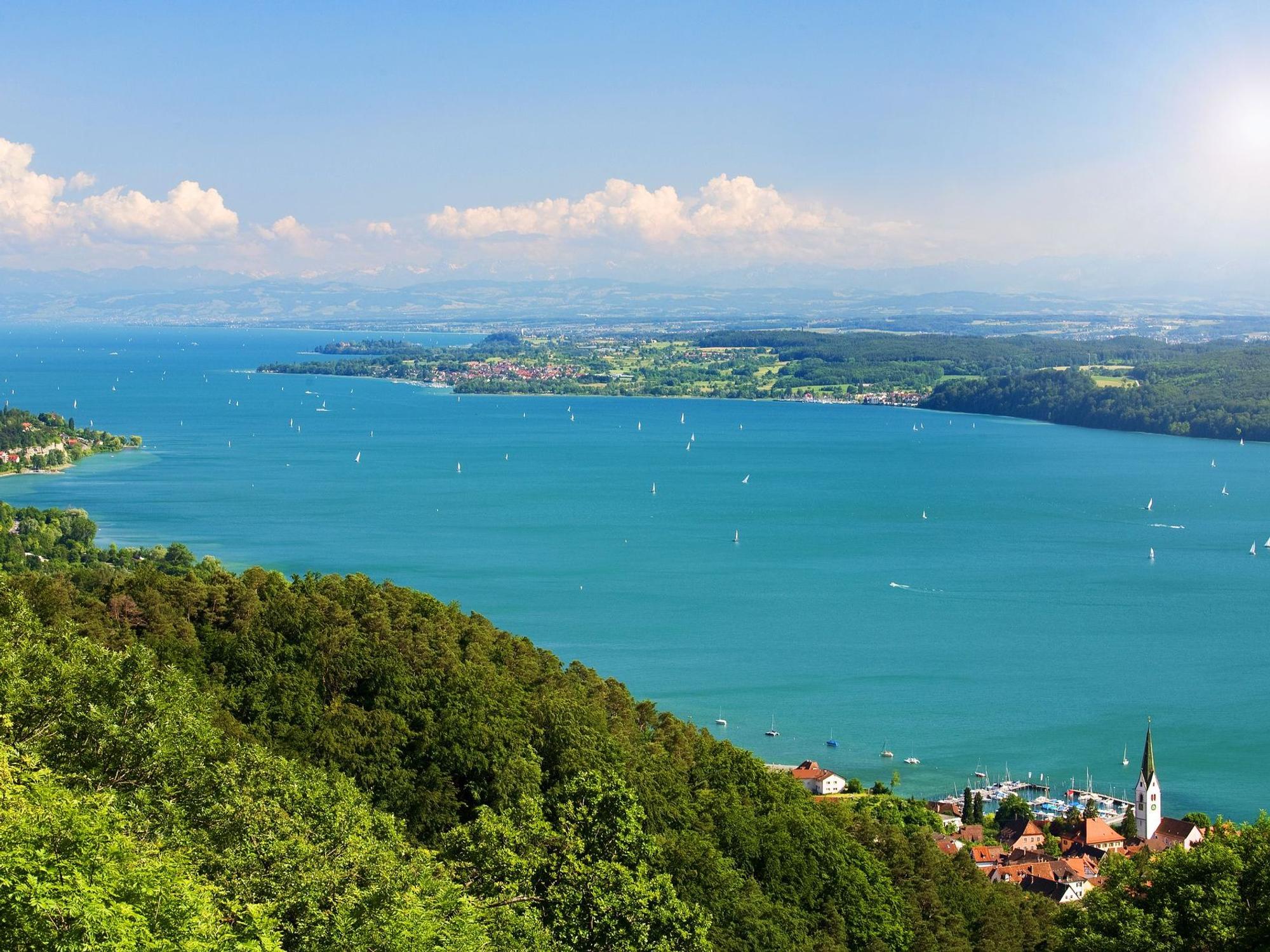 Blick auf den Bodensee.