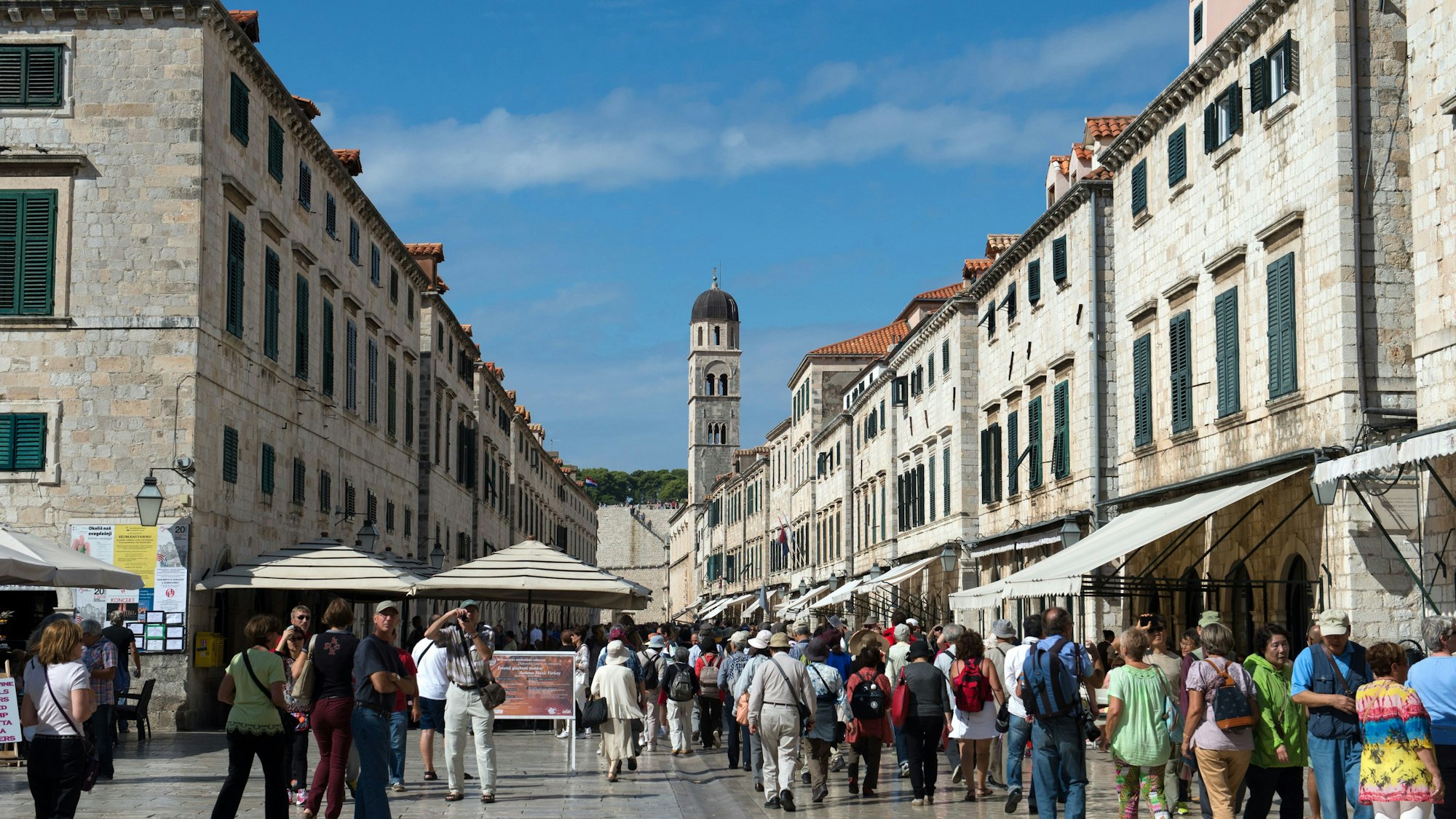 Die Altstadt von Dubrovnik ist im Oktober 2015 zu sehen.