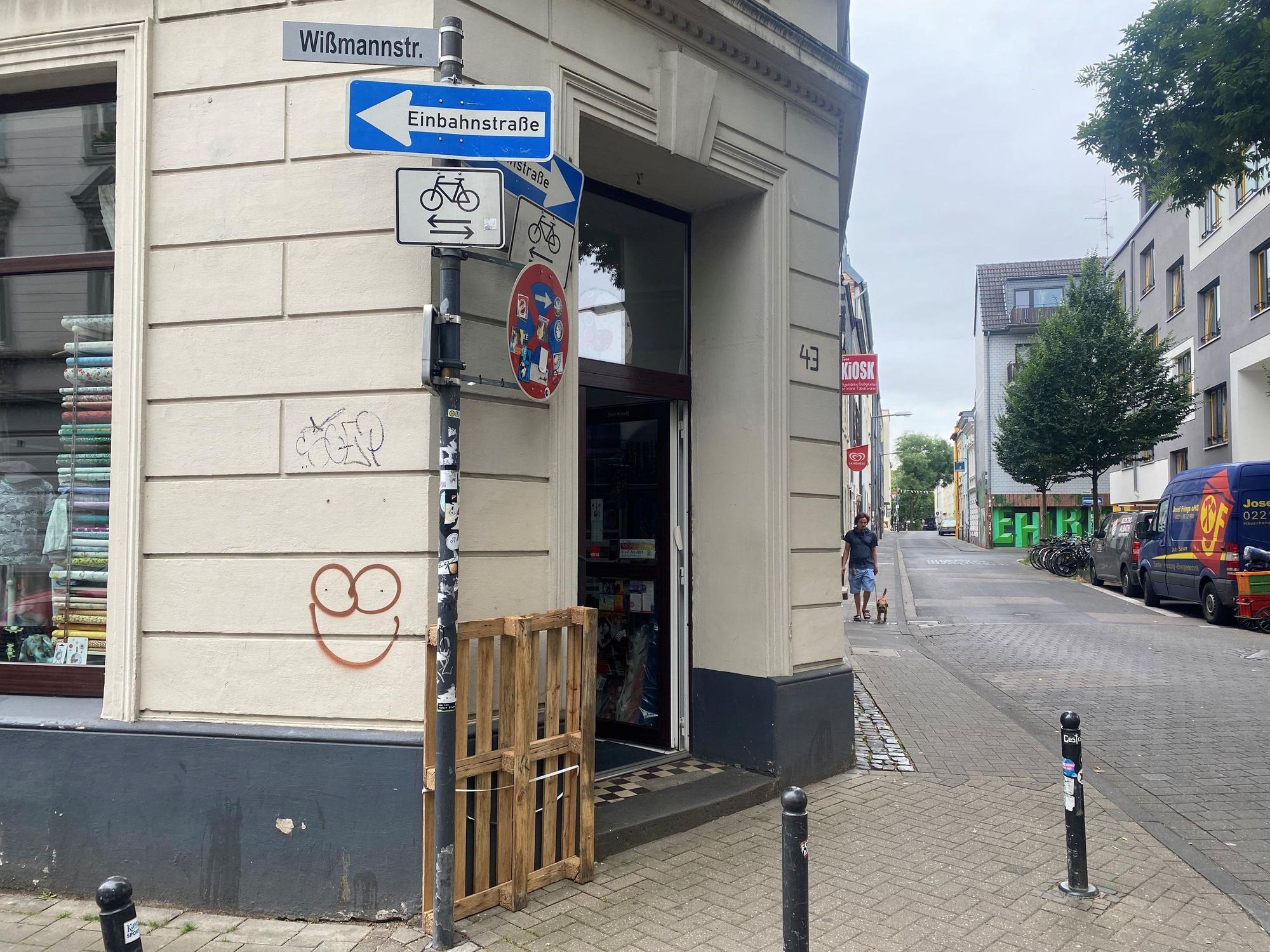 Die Wissmannstraße in Ehrenfeld.