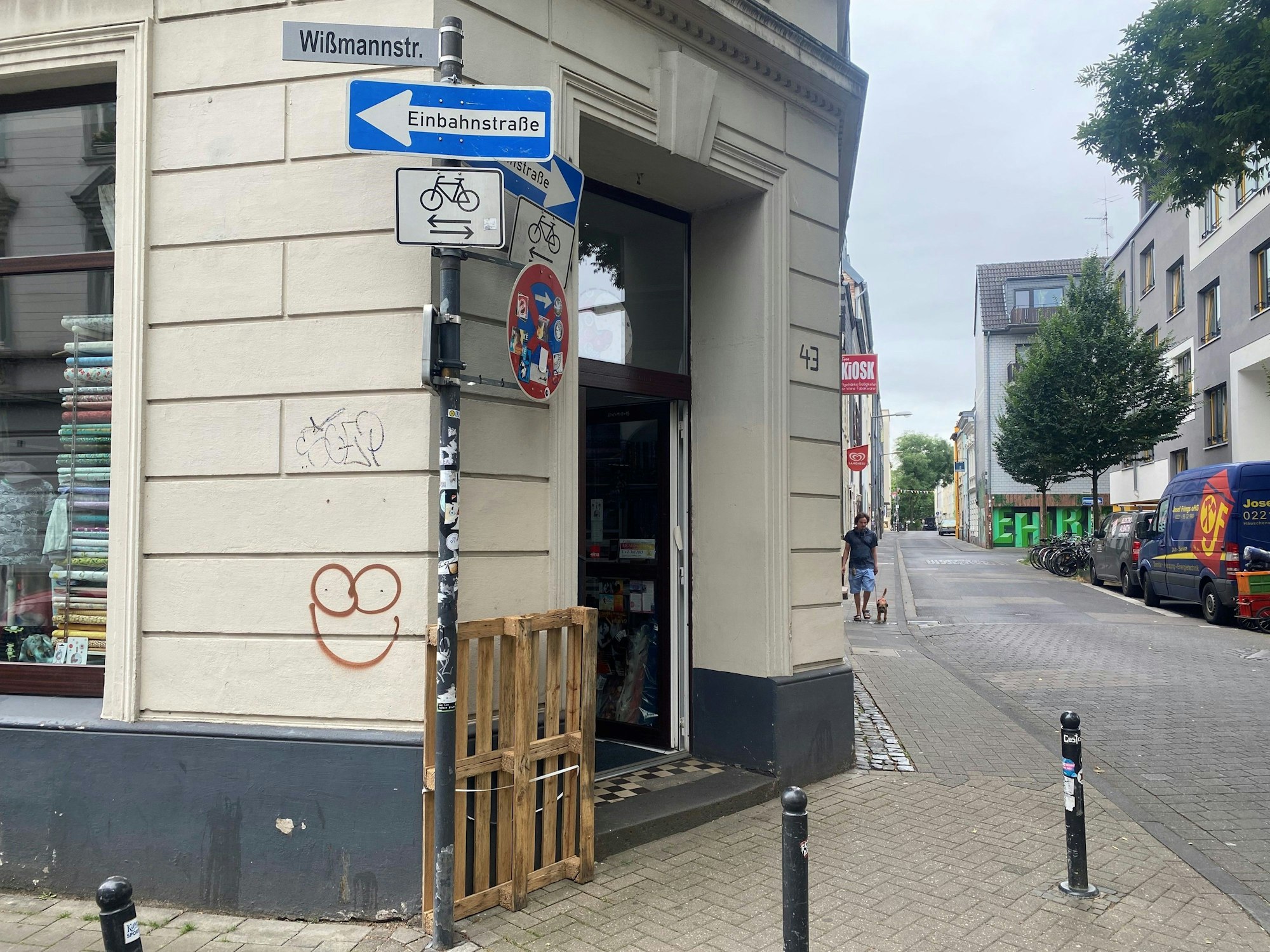 Die Wissmannstraße in Ehrenfeld.