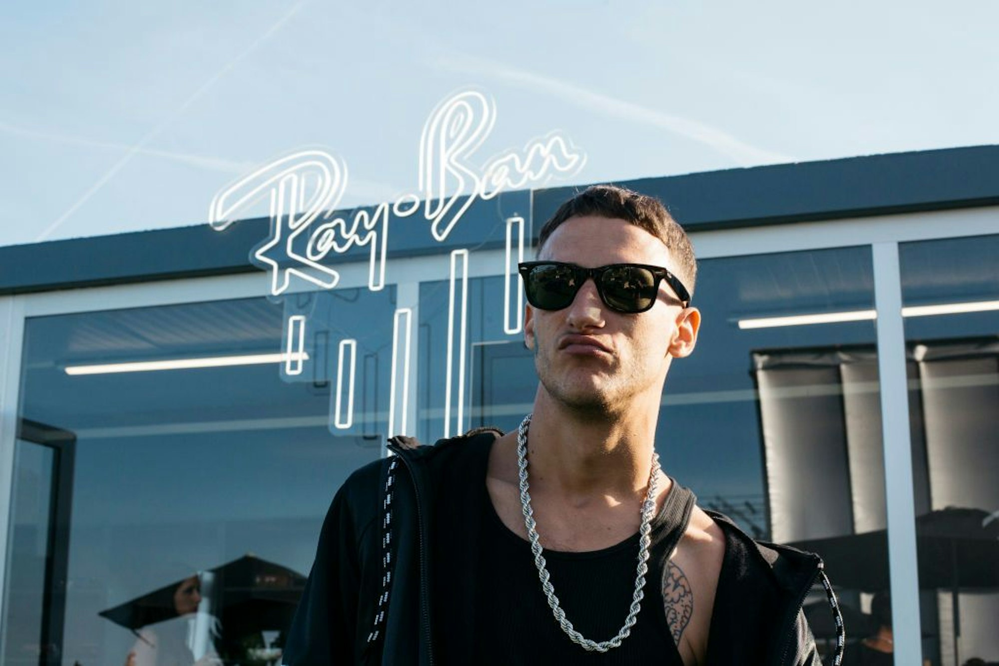 MADRID, SPAIN - MAY 30: In this handout photo provided by Ray-Ban, Yung Beef attends Ray-Ban suite at Primavera Sound Festival Motel on May 30, 2019 in Madrid, Spain. (Photo by Sergio Albert/Ray-Ban via Getty Images)