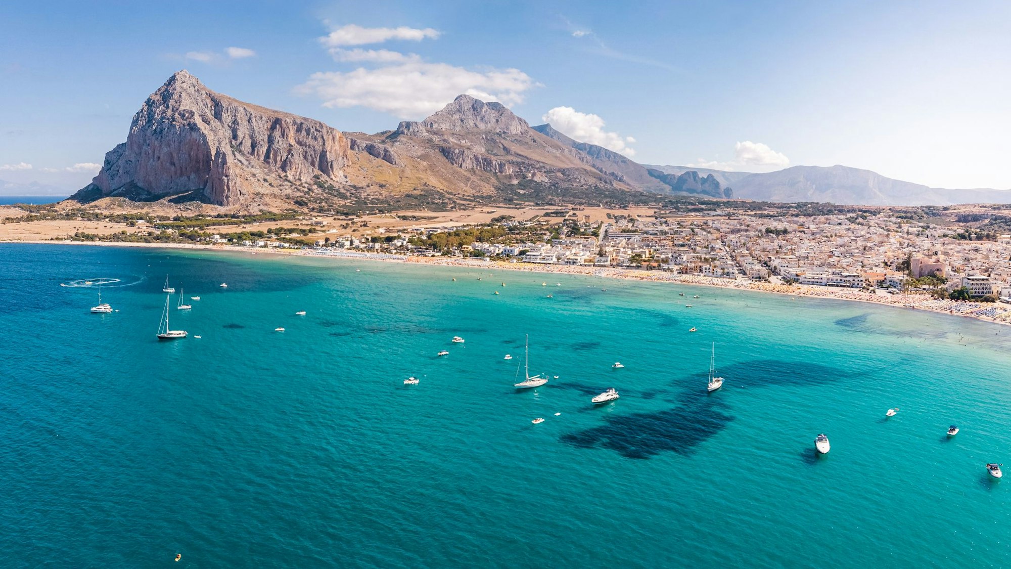 Auf dem Foto sieht man den Strand San Vito Lo Capo.