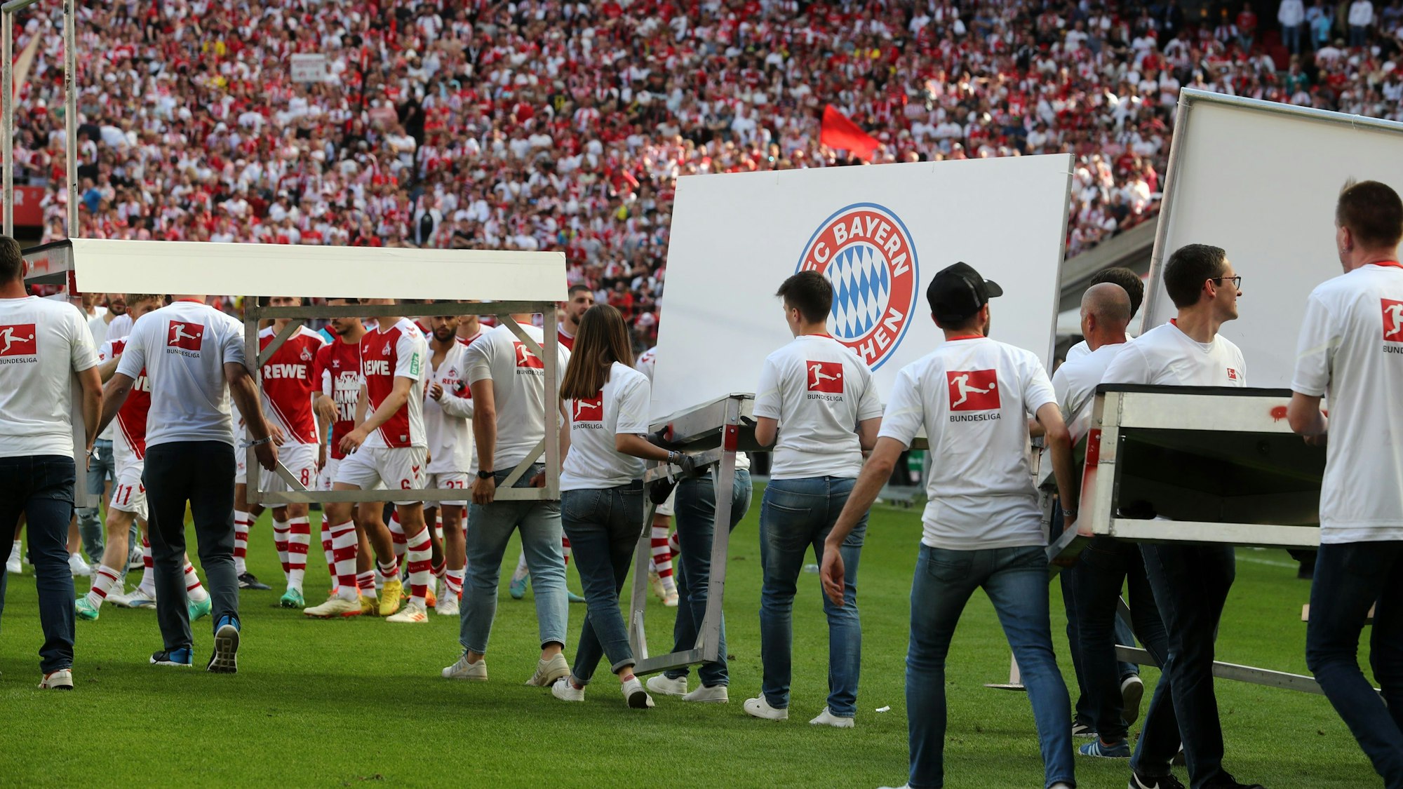 Die Meisterfeier des FC Bayern in der Fußball-Bundesliga