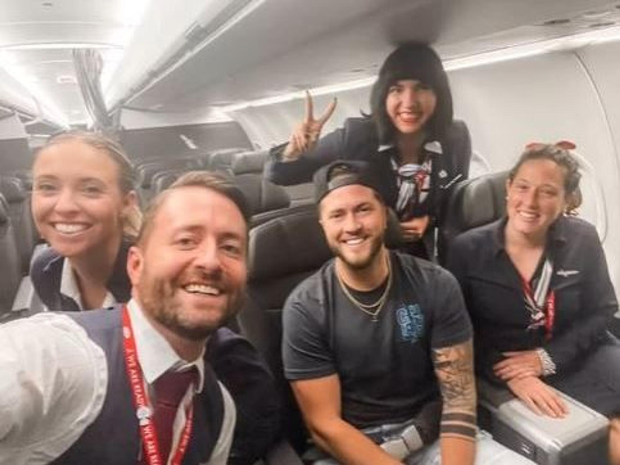 Phil Stringer war der einzige Passagier an Board eines Linienfliegers. Auf TikTok postete er ein Video seines Erlebnisses.