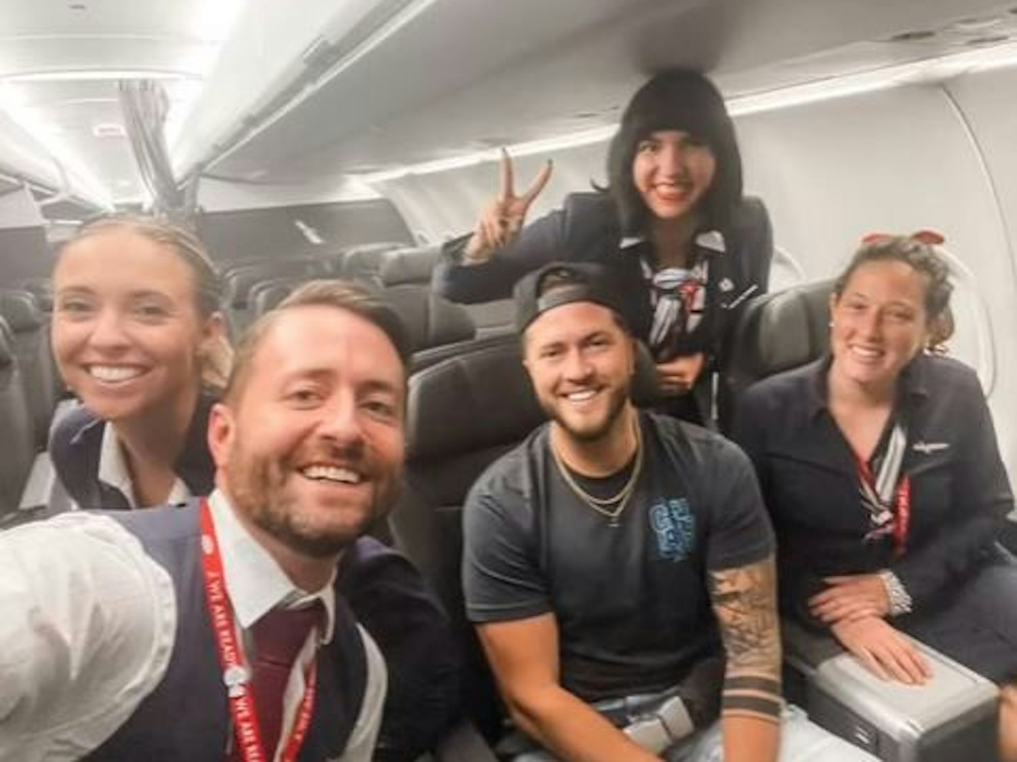 Phil Stringer war der einzige Passagier an Board eines Linienfliegers. Auf TikTok postete er ein Video seines Erlebnisses.