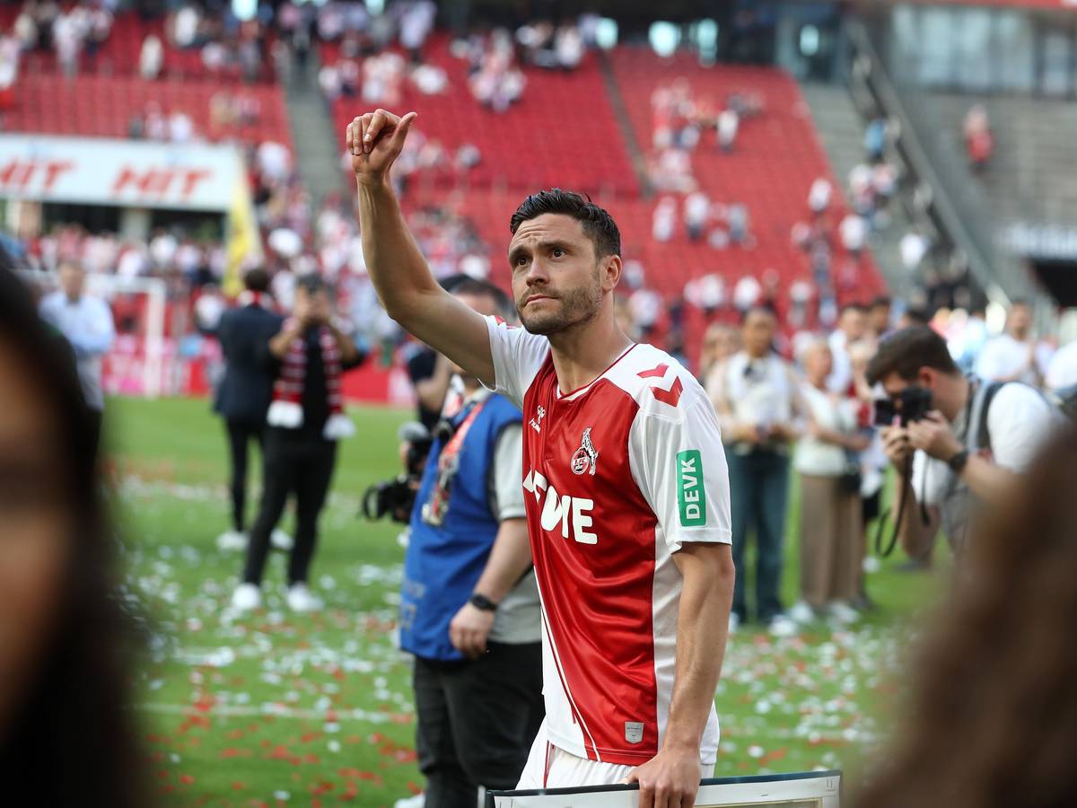 Jonas Hector bei seinem Abschied gegen den FC Bayern München.