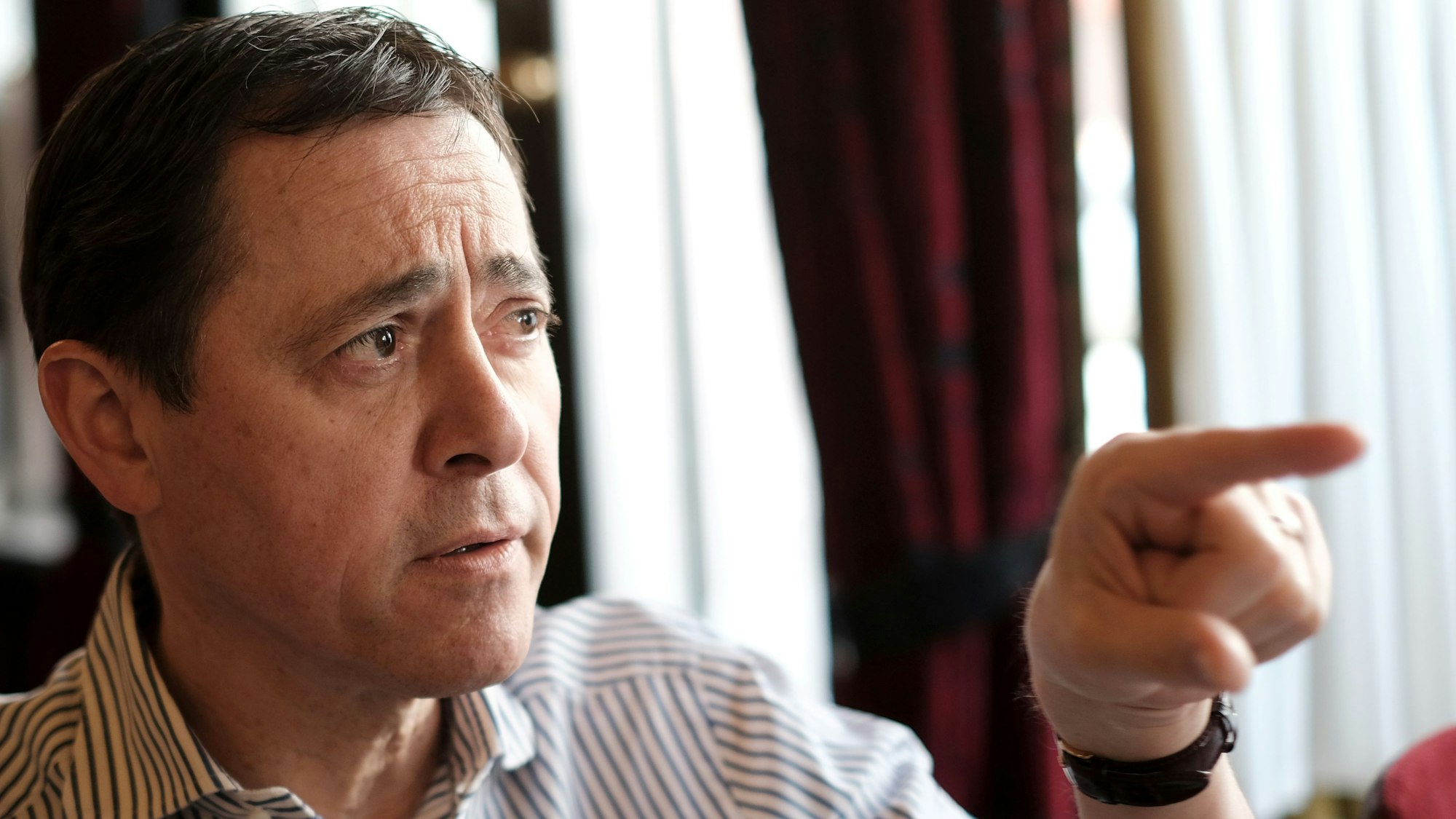 Vincent Moissonier in seinem Restaurant auf der Krefelder Straße.