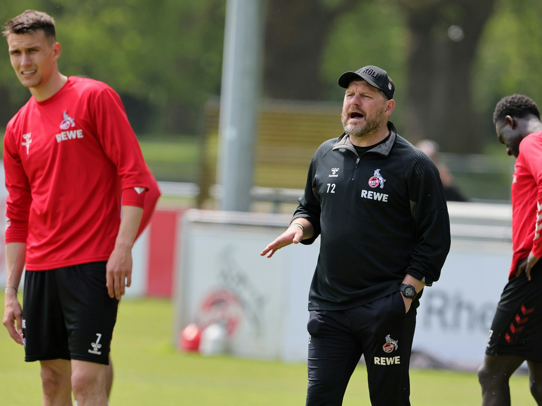 Steffen Baumgart im Training des 1. FC Köln