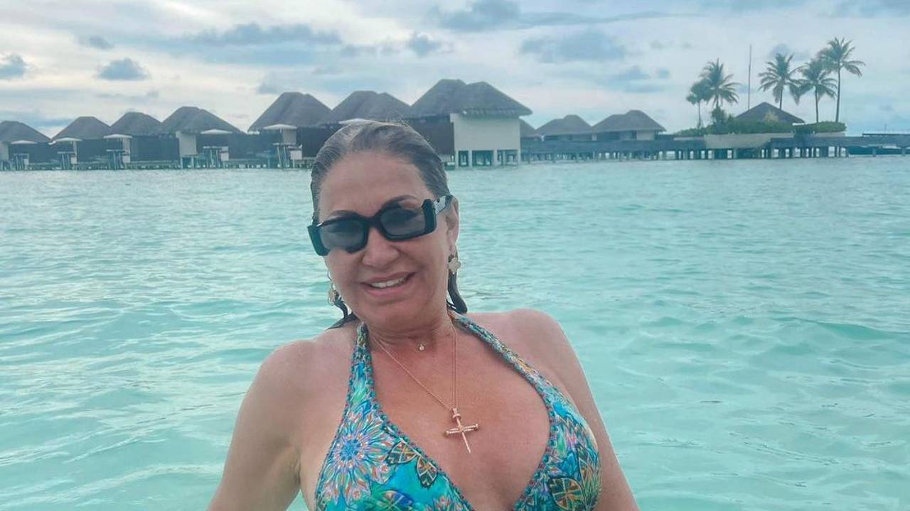Carmen Geiss im Bikini.