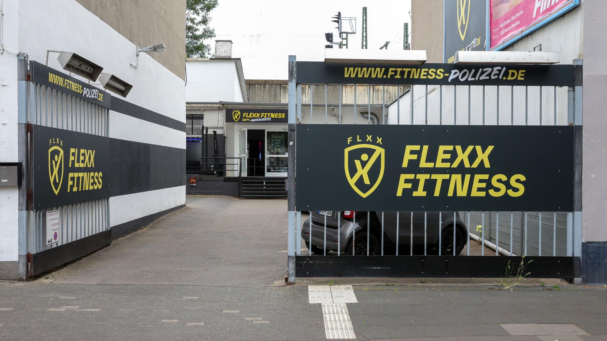 Das „Flexx Fitness“-Studio an der Krefelder Straße in Köln.