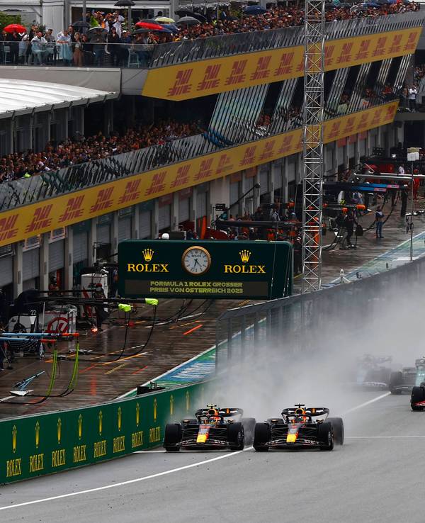 Der Start des Sprintrennens am vergangenen Wochenende (1. Juli 2023) auf dem Red Bull Ring im österreichischen Spielberg.
