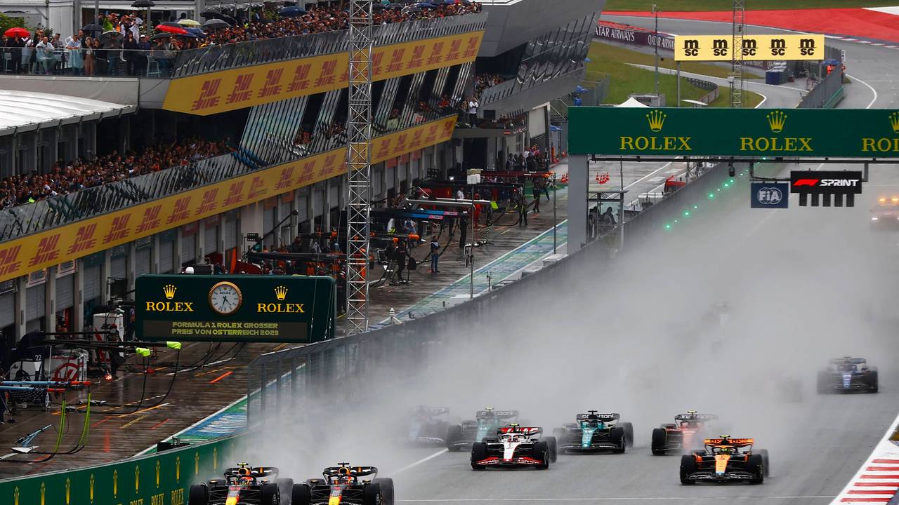 Der Start des Sprintrennens am vergangenen Wochenende (1. Juli 2023) auf dem Red Bull Ring im österreichischen Spielberg.